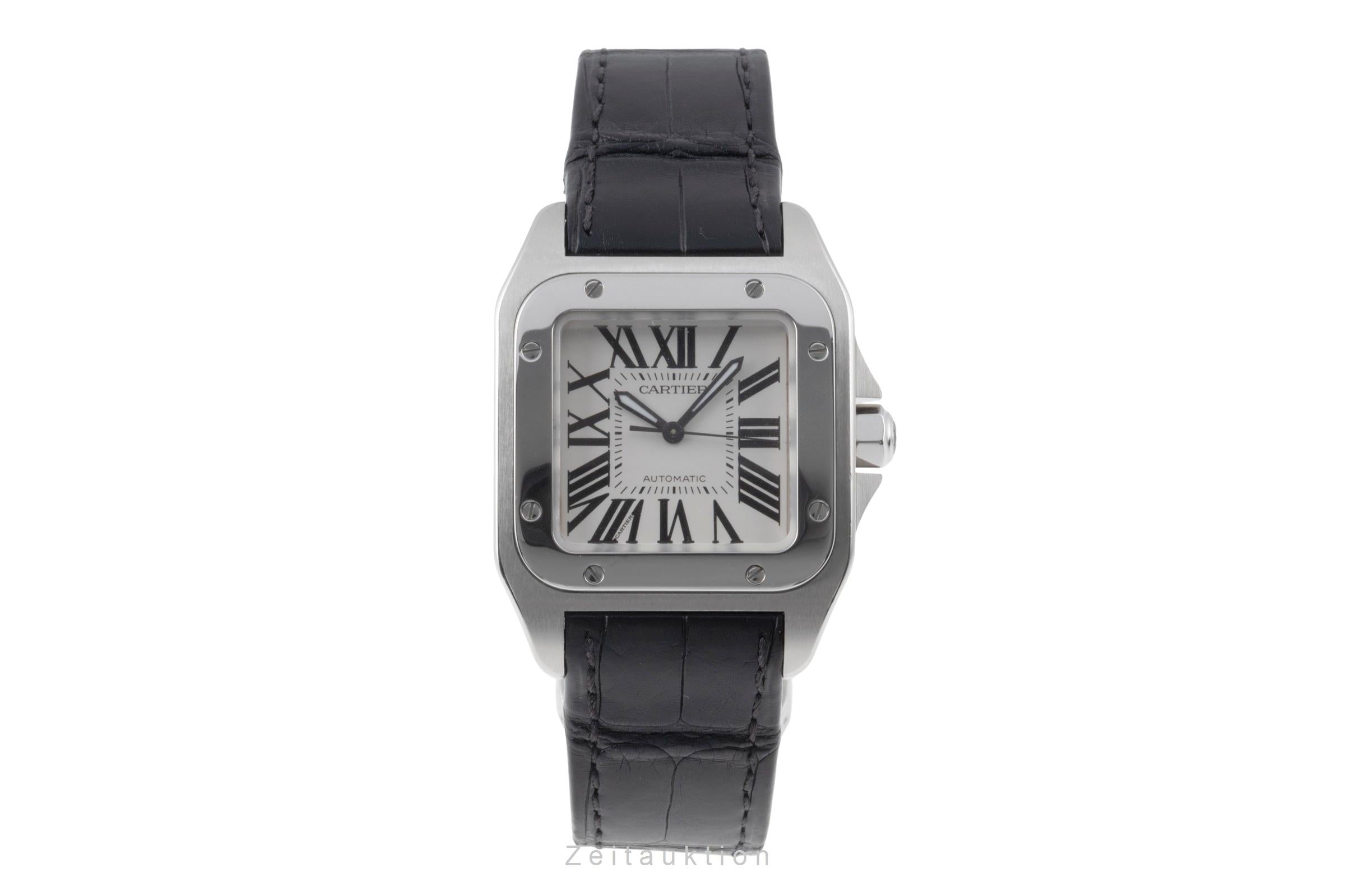 Cartier Santos 100 acier automatique montre pour hommes W20106X8  [2505643]