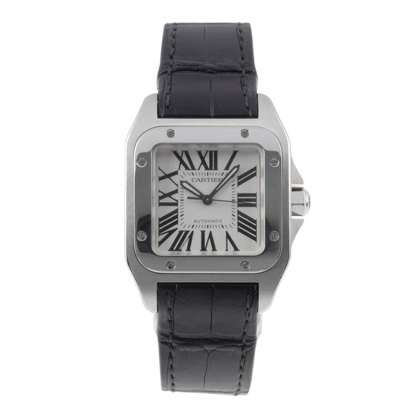 Cartier Santos 100 acier automatique montre pour hommes W20106X8  [2505643]