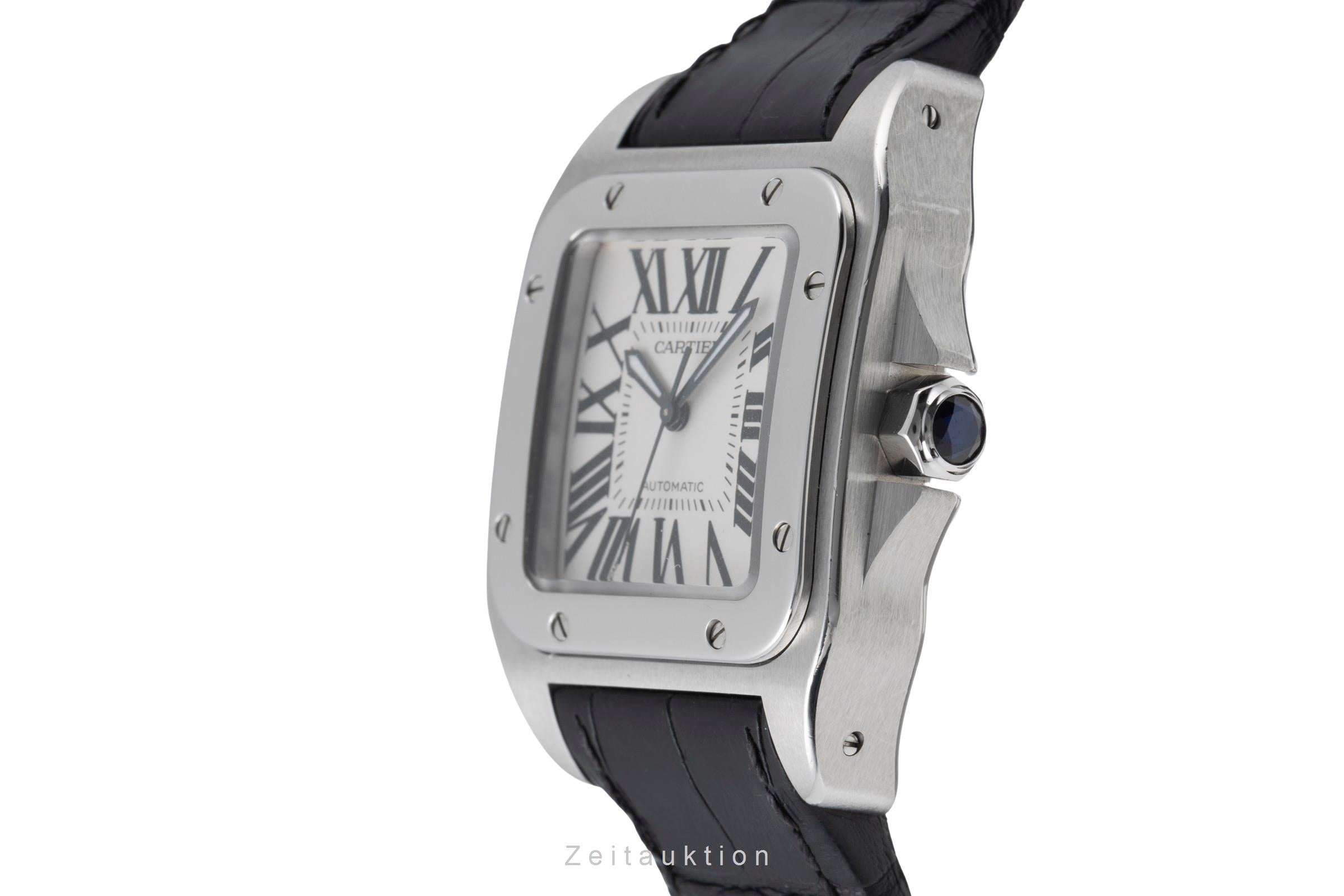 Cartier Santos 100 acier automatique montre pour hommes W20106X8  [2505643]