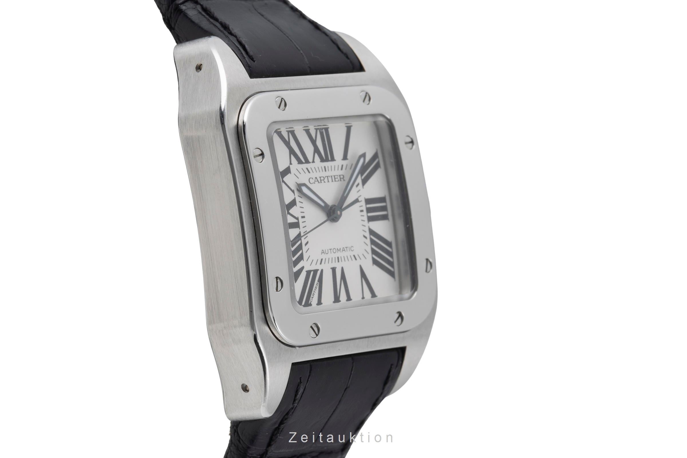 Cartier Santos 100 acier automatique montre pour hommes W20106X8  [2505643]