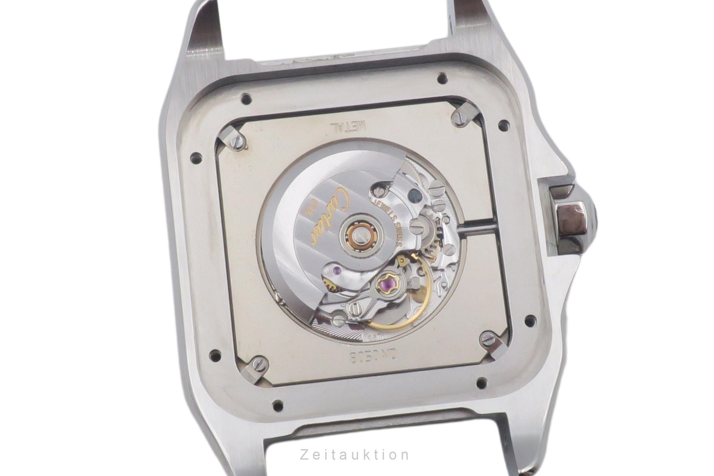 Cartier Santos 100 acier automatique montre pour hommes W20106X8  [2505643]