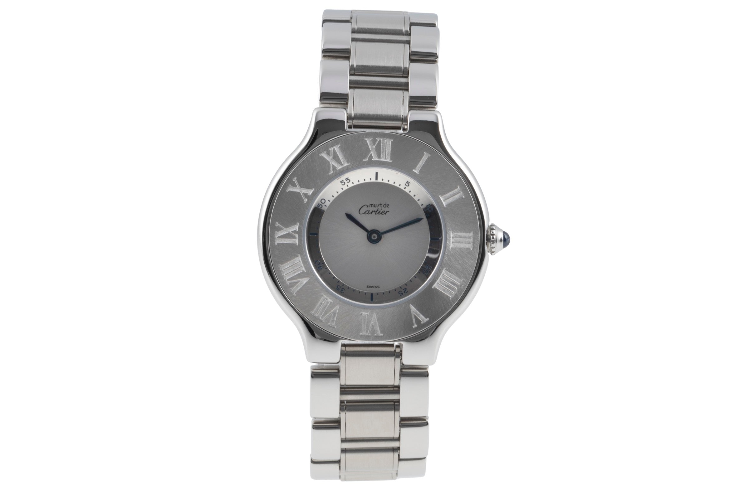 Cartier Ligne 21 acier quartz montre pour femmes W10110T2  [2505644]