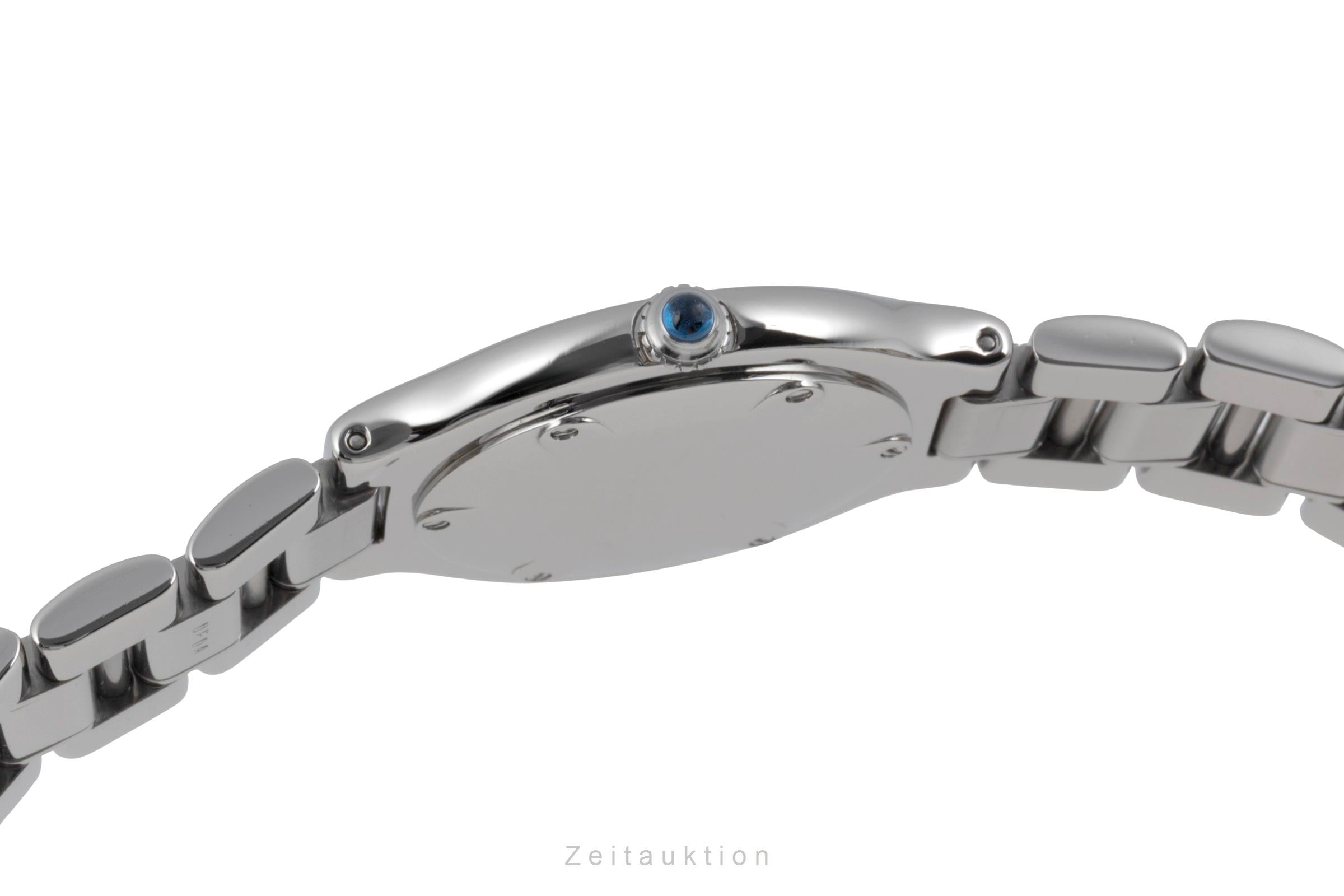 Cartier Must De Cartier 21 Edelstahl Damenuhr Saphirglas Ref. W10110T2 Klassiker [2505644]