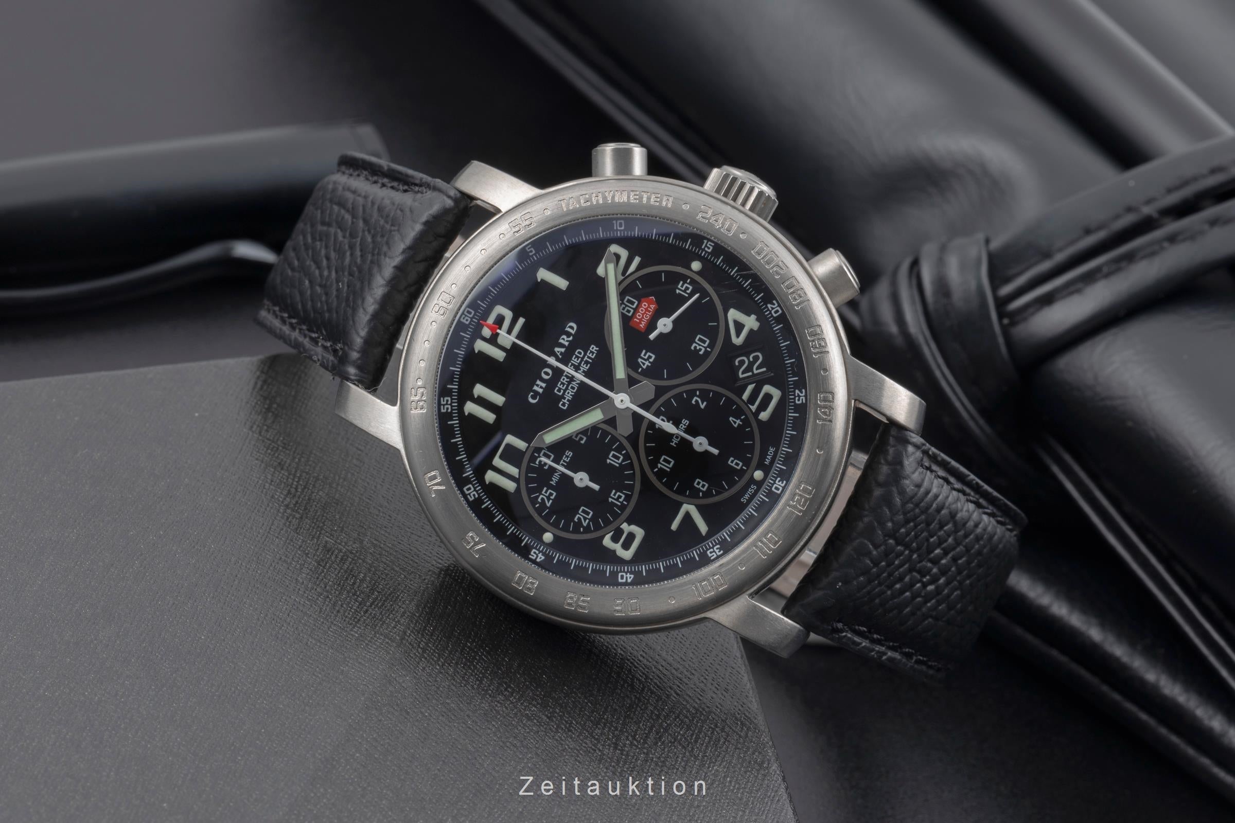 Chopard Mille Miglia chronographe titane  automatique montre pour hommes 16/8915 Limited  [2505650]