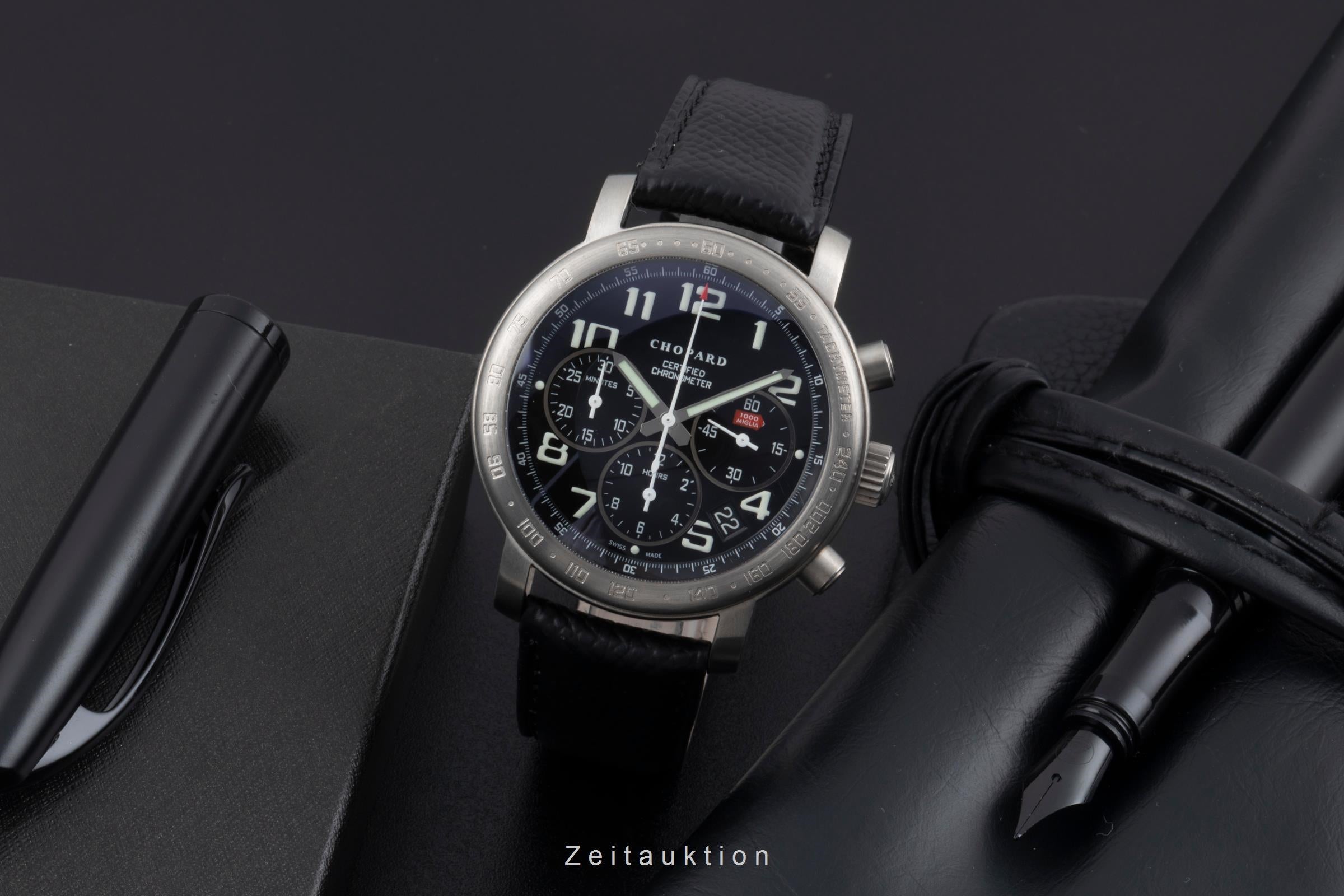 Chopard Mille Miglia chronographe titane  automatique montre pour hommes 16/8915 Limited  [2505650]