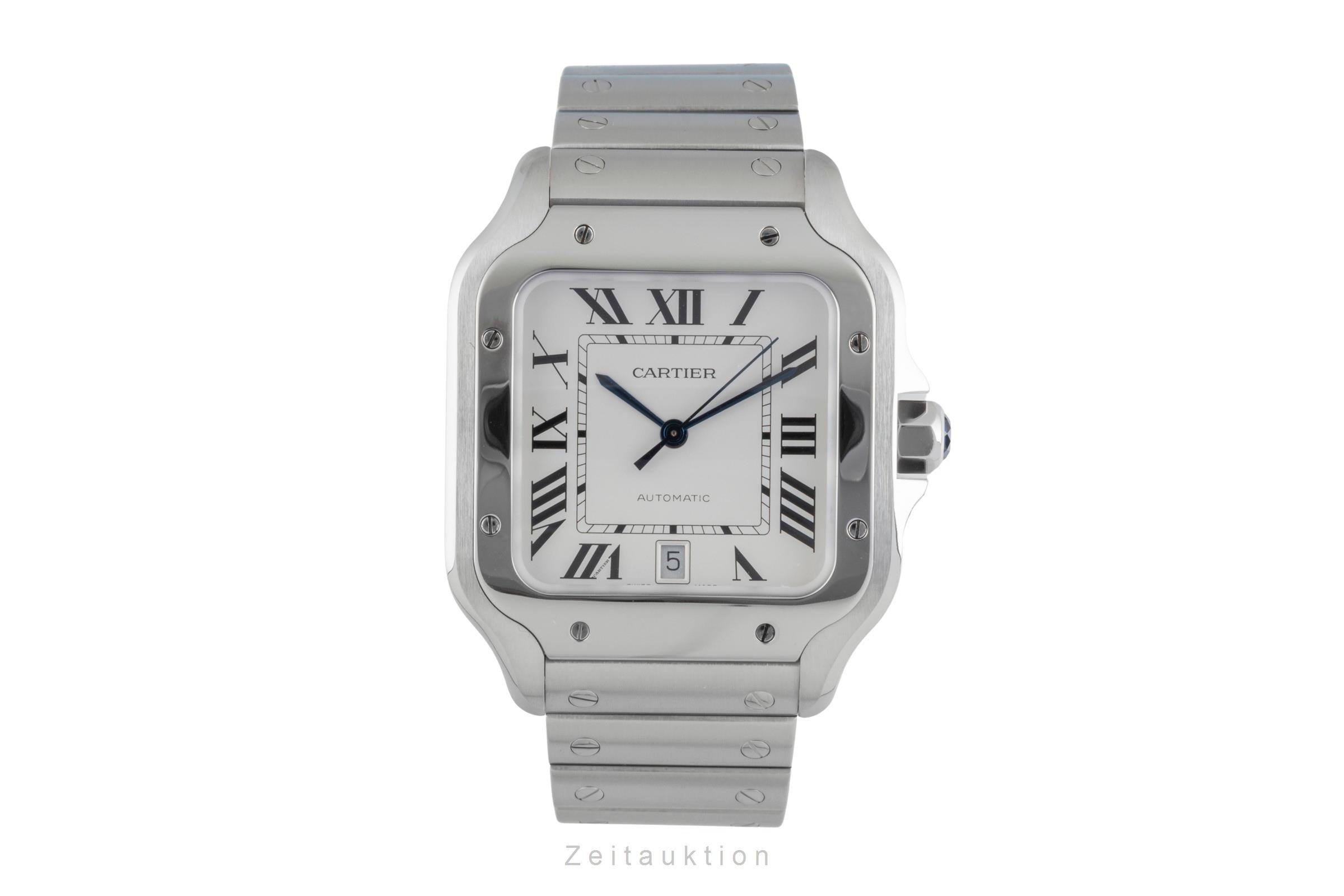 Cartier Santos steel automatic men's watch WSSA0009 LP: 8850EUR  [2505651]