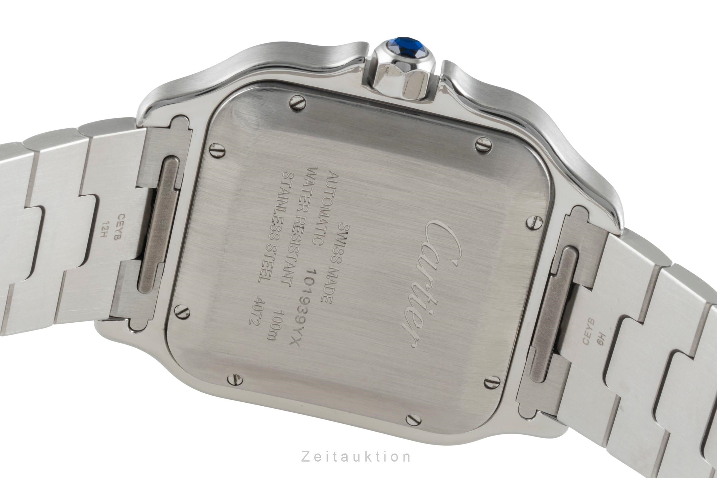 Cartier Santos steel automatic men's watch WSSA0009 LP: 8850EUR  [2505651]