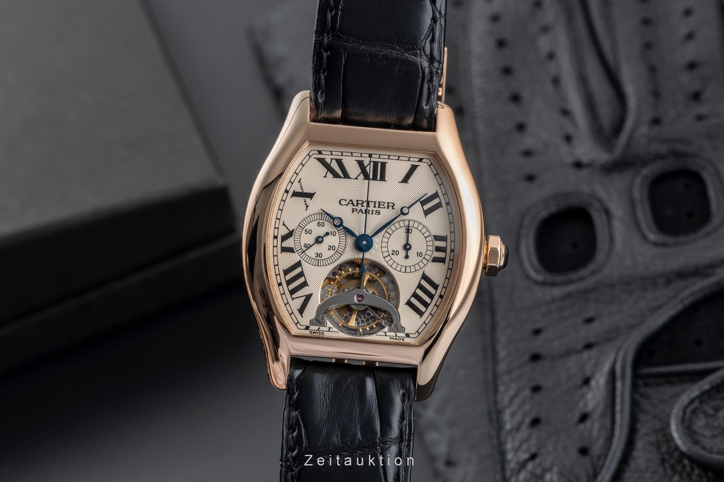 Cartier Tortue 18 ct gold automatic men's watch CRW1548151, W1548151 LP: 173000EUR Limited  [2505652]