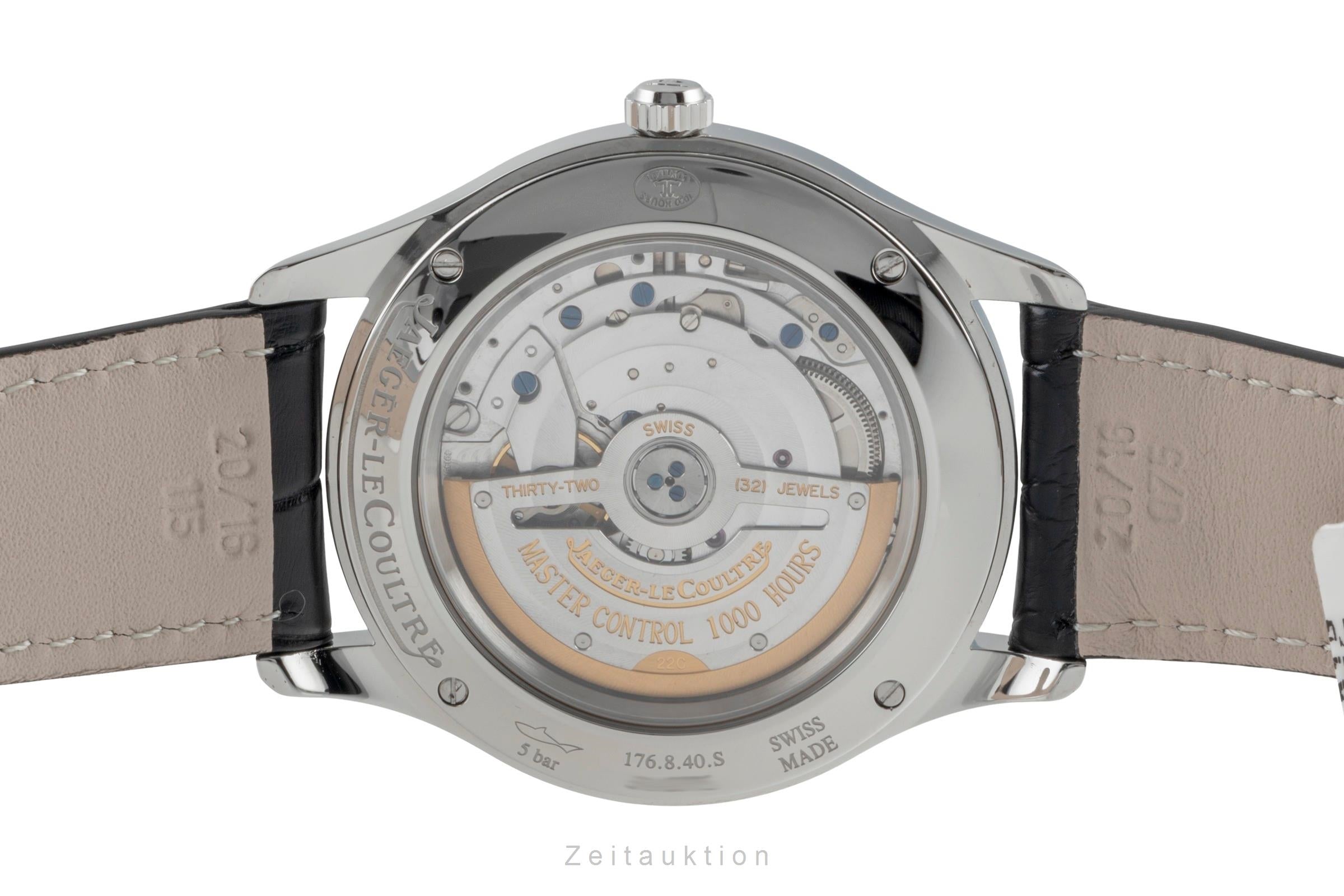 Jaeger LeCoultre Master Control steel automatic men's watch Q1548420, 176.8.40.S  [2505656]