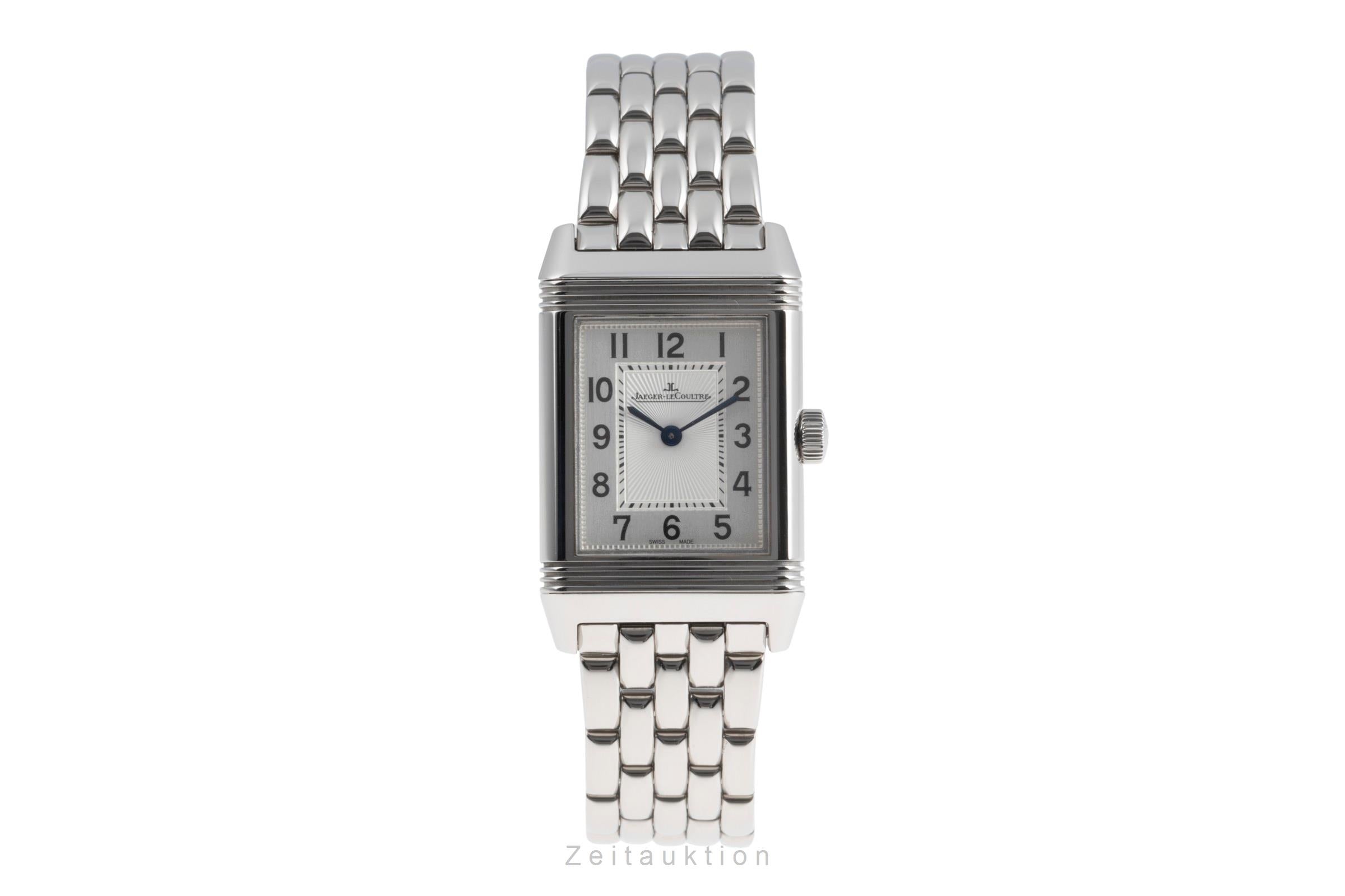 Jaeger LeCoultre Reverso acciaio quarzo orologio da donna Q2618130 , 211.8.47 LP: 7500EUR  [2505658]
