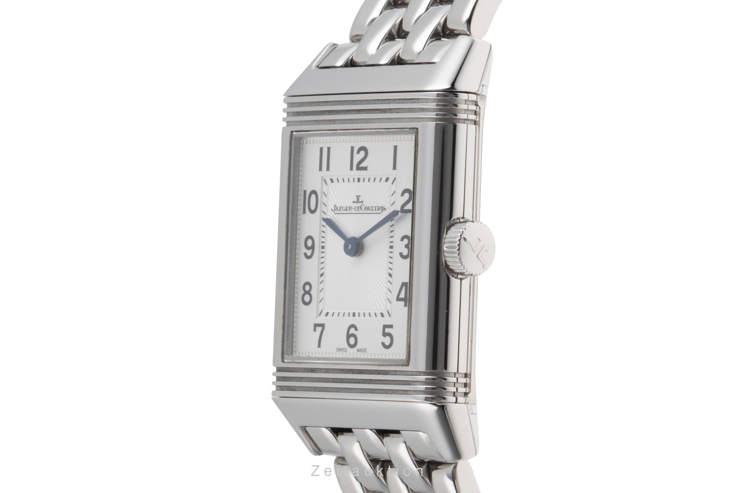 Jaeger LeCoultre Reverso acciaio quarzo orologio da donna Q2618130 , 211.8.47 LP: 7500EUR  [2505658]