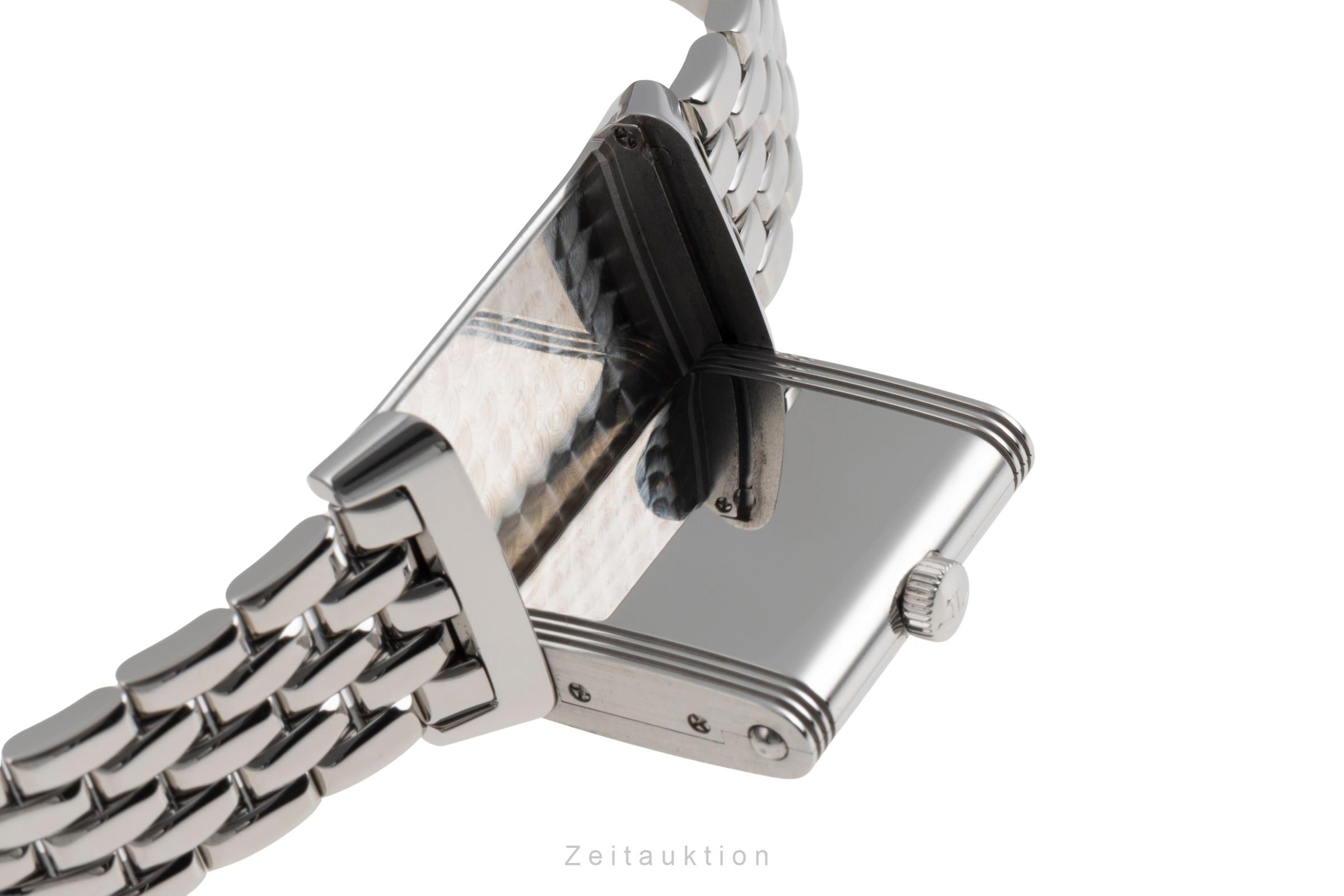 Jaeger LeCoultre Reverso acciaio quarzo orologio da donna Q2618130 , 211.8.47 LP: 7500EUR  [2505658]