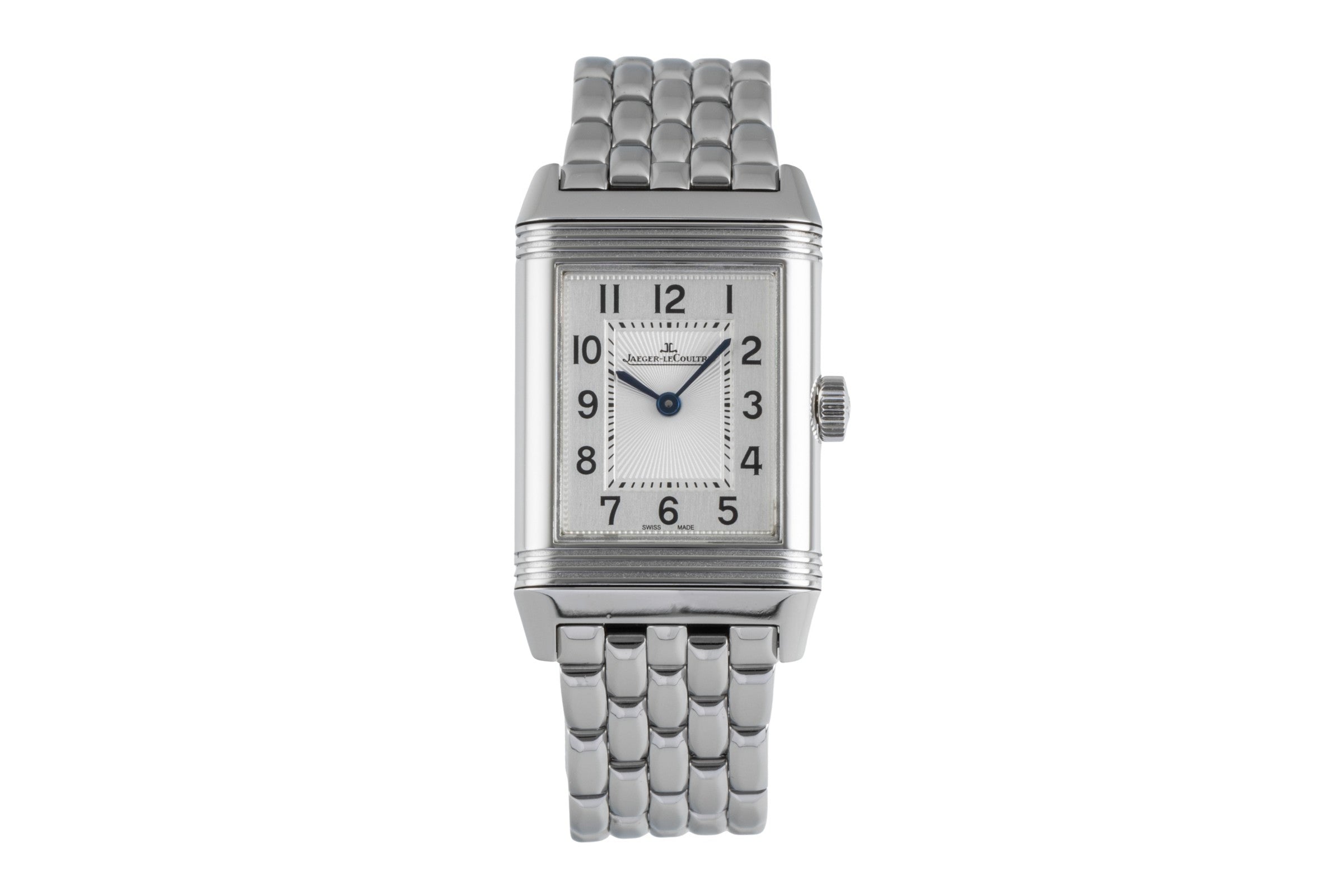 Jaeger LeCoultre Reverso acier à remontage manuel montre pour femmes Q2668130 , 211.8.44  [2505659]