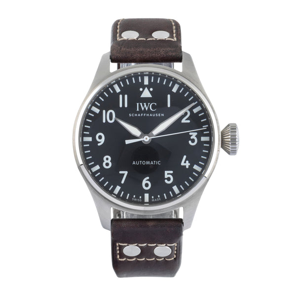 IWC Big Pilot acier automatique montre pour hommes IW329301 LP: 9600EUR  [2505660]
