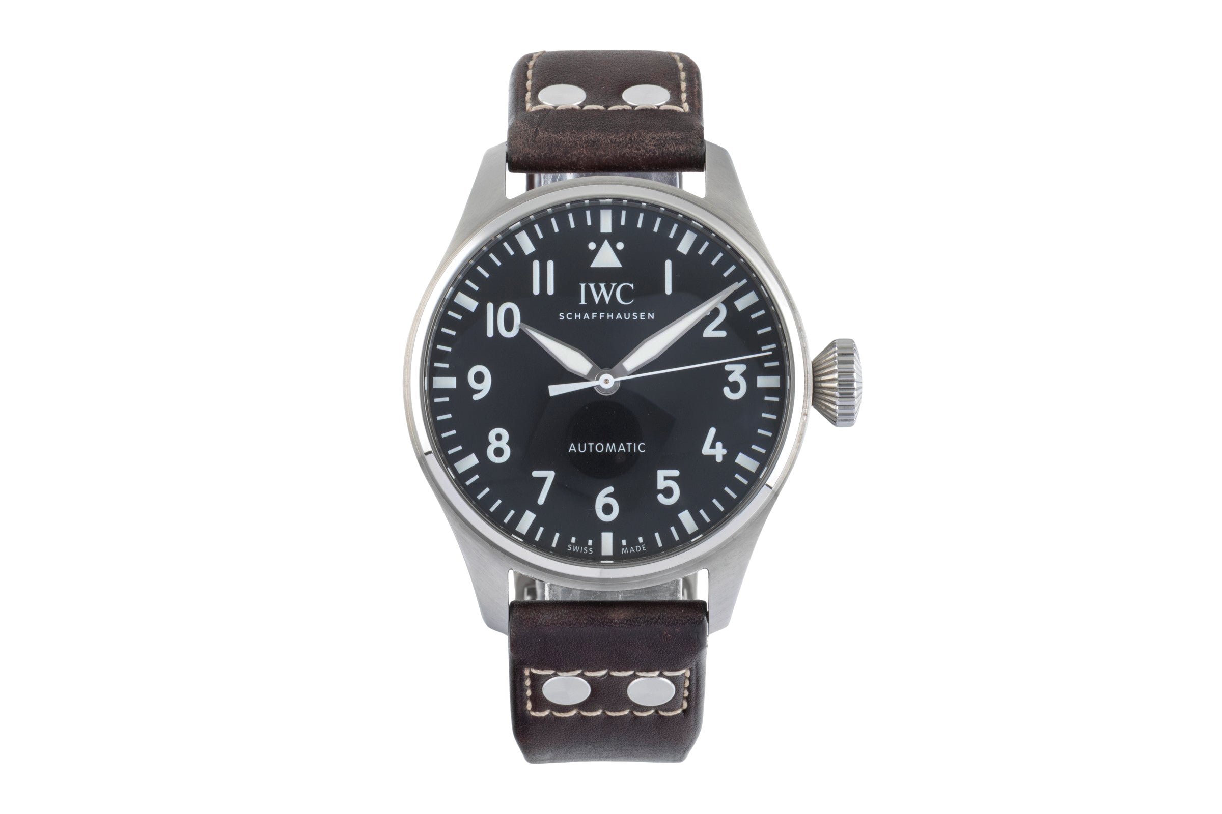 IWC Big Pilot acier automatique montre pour hommes IW329301 LP: 9600EUR  [2505660]