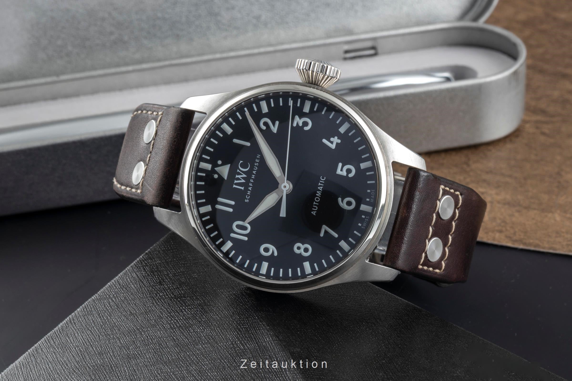 IWC Big Pilot acier automatique montre pour hommes IW329301 LP: 9600EUR  [2505660]