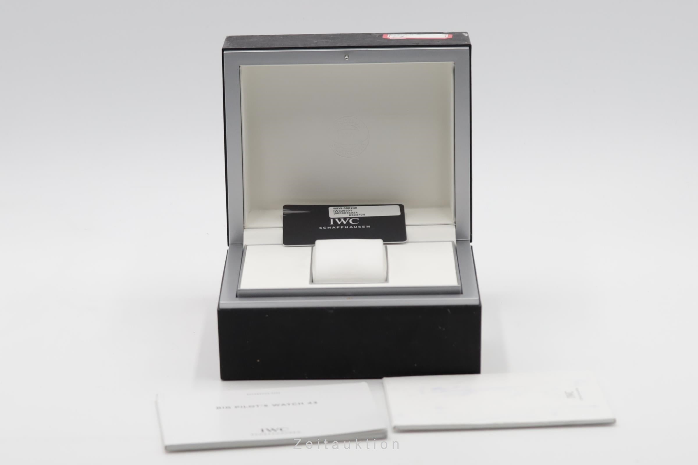 IWC Big Pilot acier automatique montre pour hommes IW329301 LP: 9600EUR  [2505660]