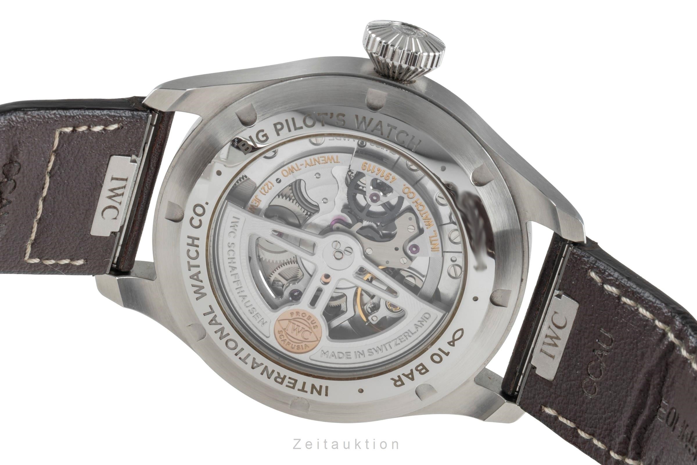 IWC Big Pilot acier automatique montre pour hommes IW329301 LP: 9600EUR  [2505660]