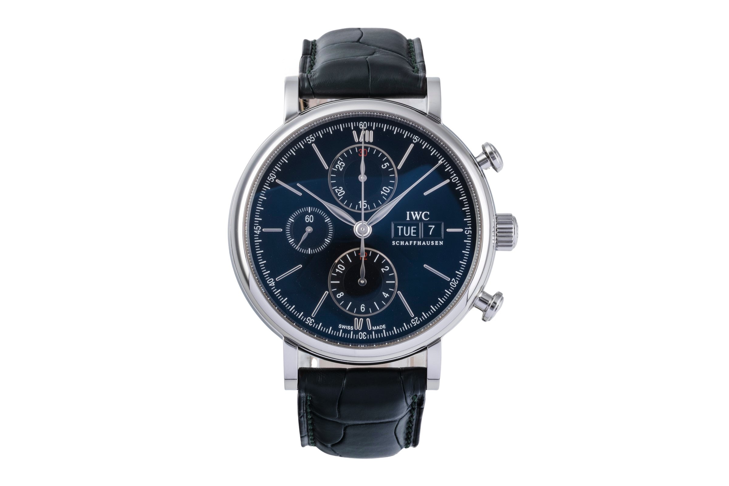 IWC Portofino cronógrafo acero automático reloj para caballeros IW391008 LP: 7100EUR  [2505661]