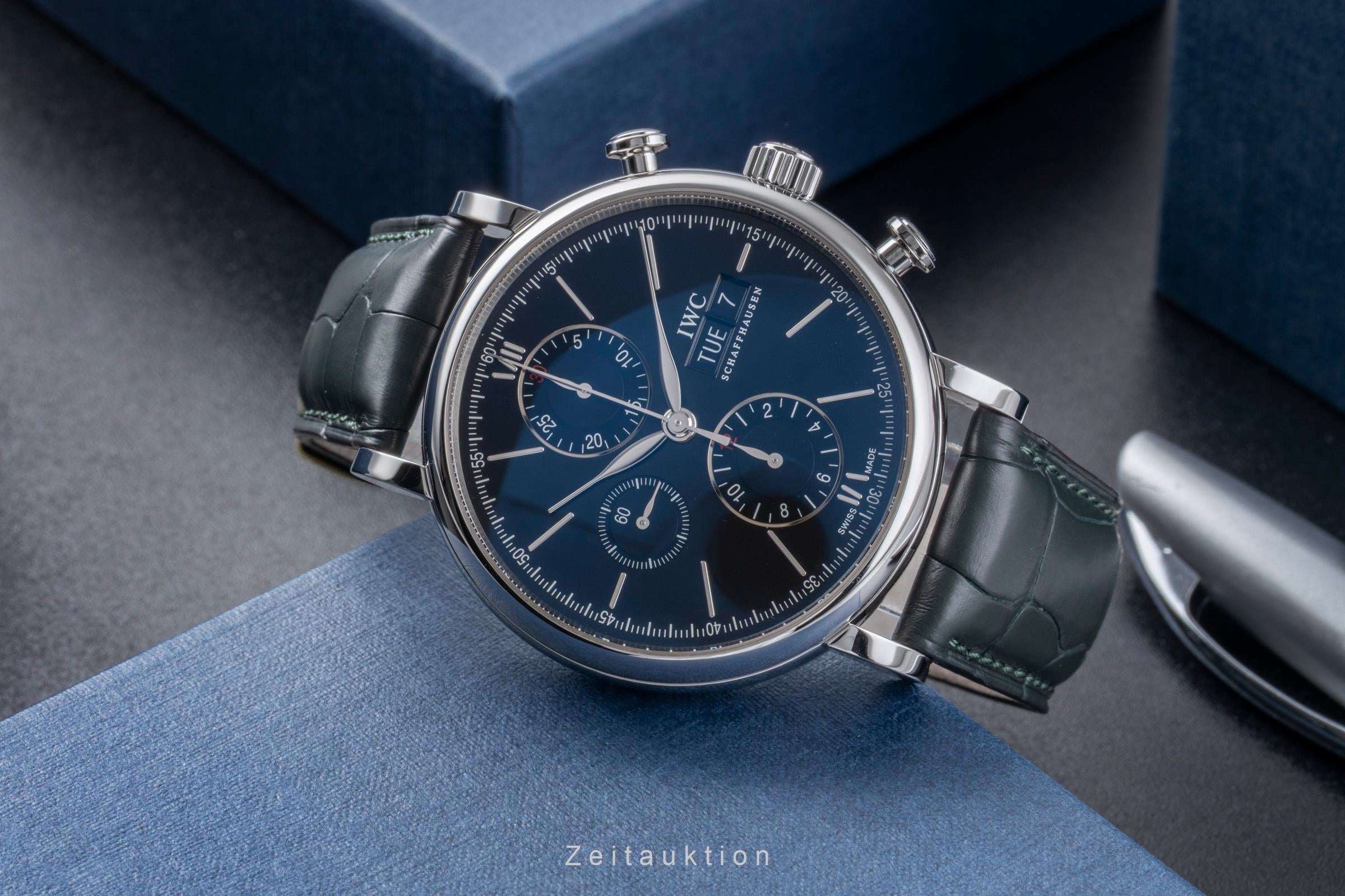 IWC Portofino cronógrafo acero automático reloj para caballeros IW391008 LP: 7100EUR  [2505661]