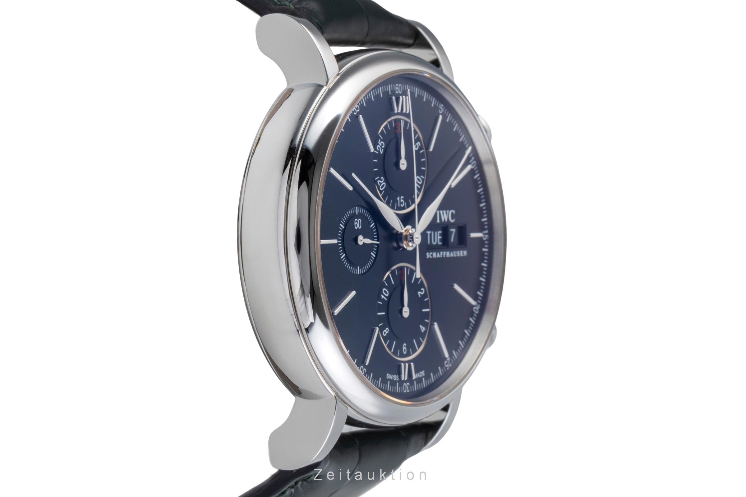 IWC Portofino cronógrafo acero automático reloj para caballeros IW391008 LP: 7100EUR  [2505661]