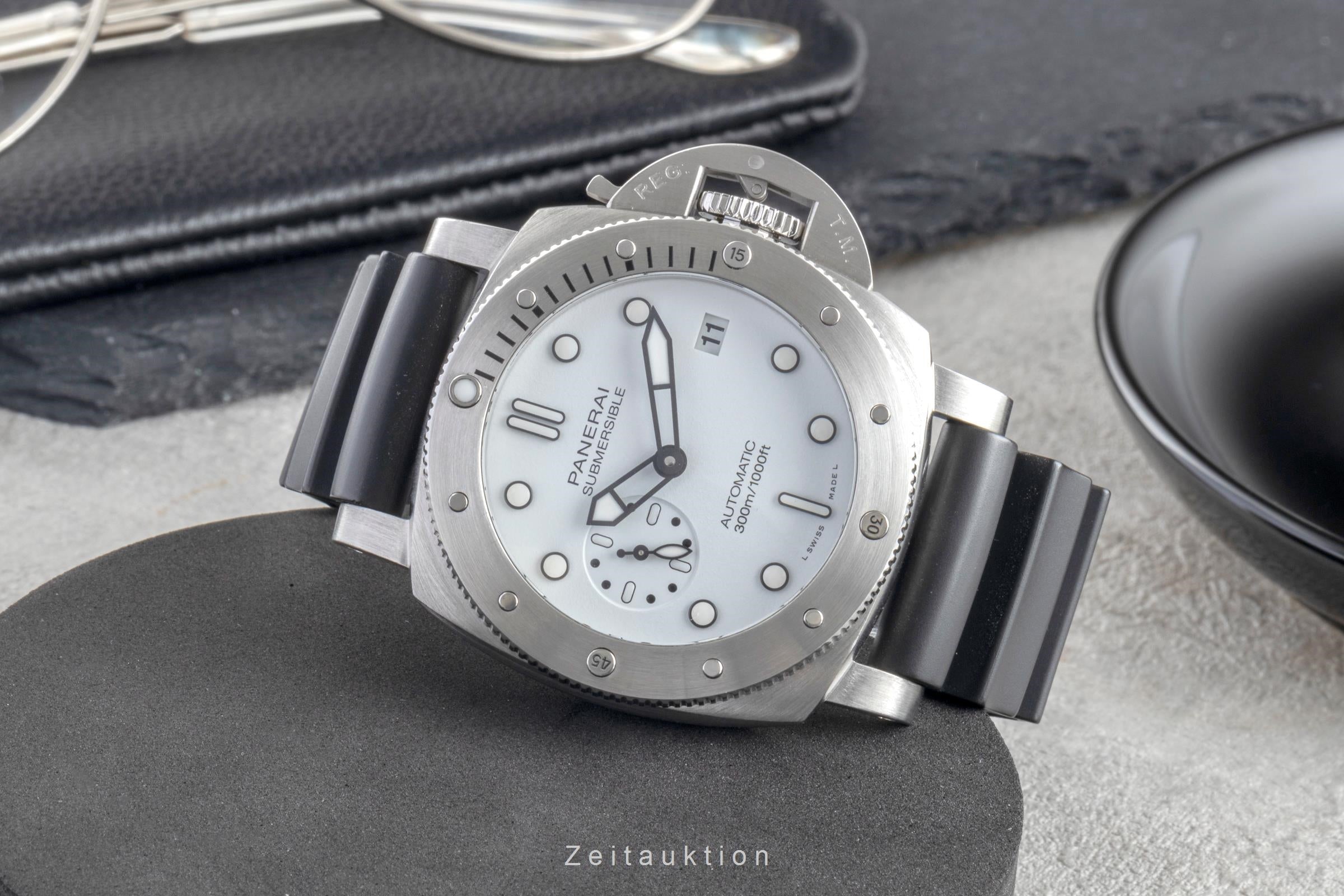 Panerai Submersible acier automatique montre pour hommes PAM02223 LP: 9700EUR  [2505662]