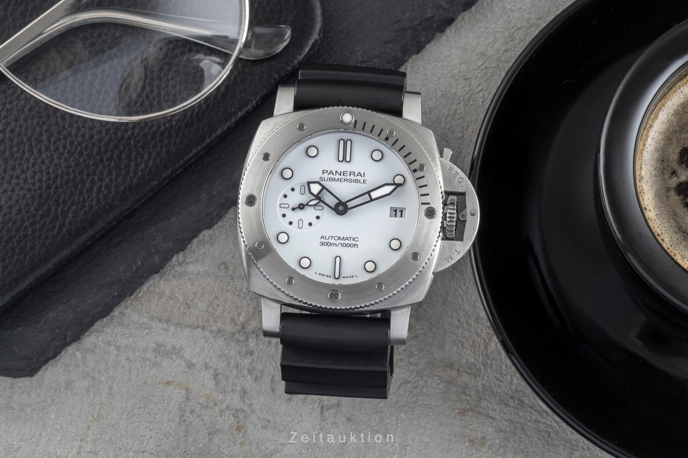 Panerai Submersible acier automatique montre pour hommes PAM02223 LP: 9700EUR  [2505662]