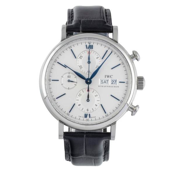IWC Portofino chronograph steel automatic men's watch IW391037 LP: 7100EUR  [2505664]