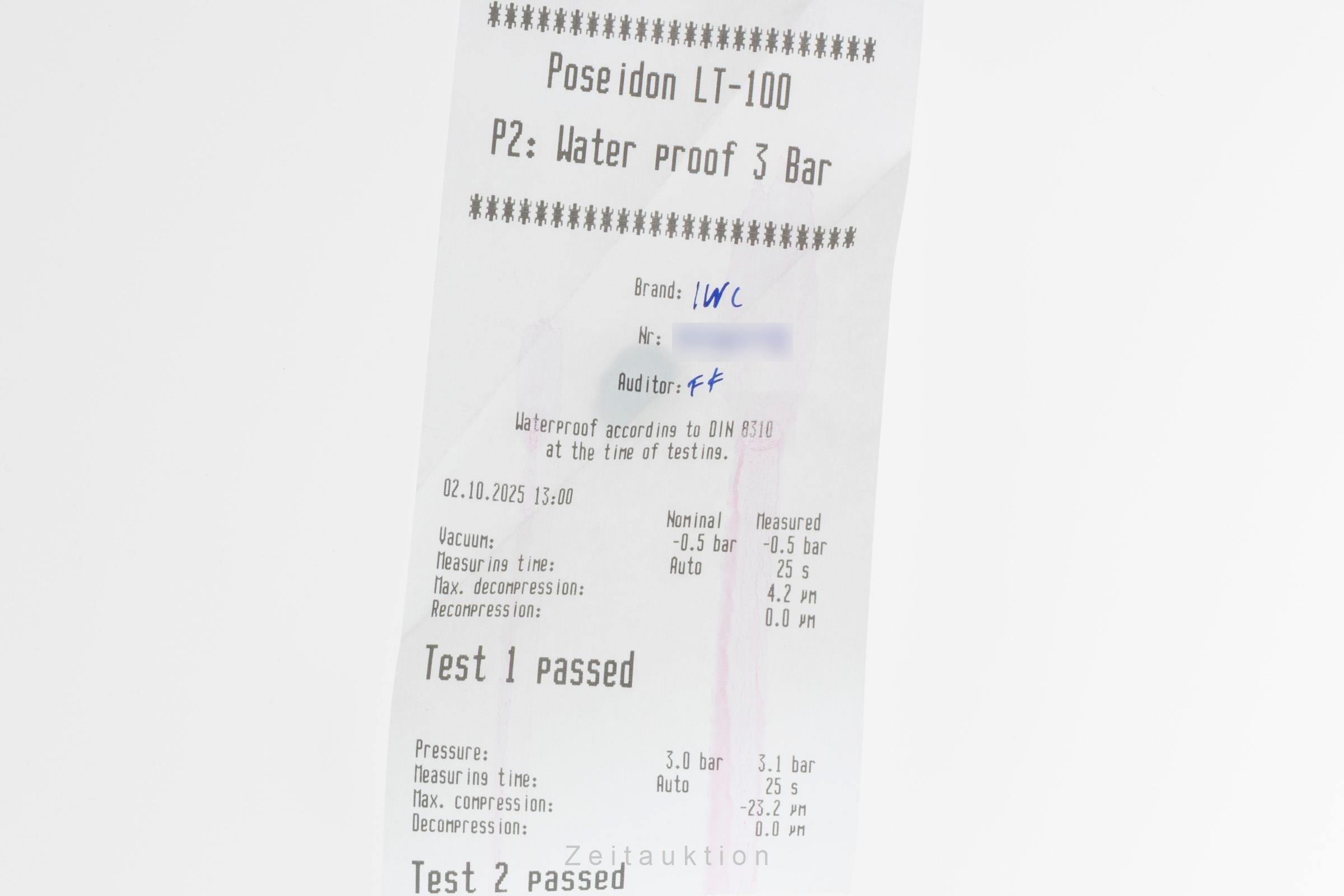 IWC Portofino chronograph steel automatic men's watch IW391037 LP: 7100EUR  [2505664]