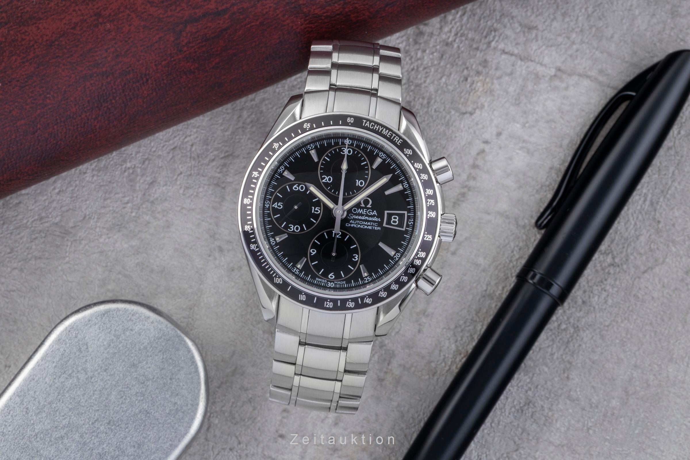 Omega Speedmaster Date chronographe acier automatique montre pour hommes 3210.50.00  [2505666]