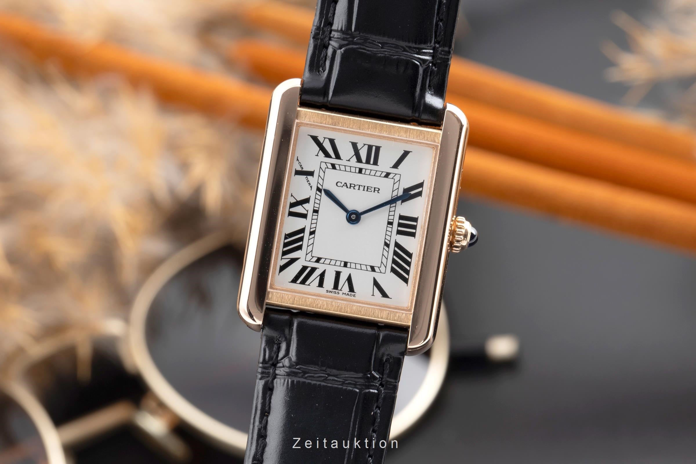 Cartier Tank 18 ct red gold quartz 157 W5200024 2505668