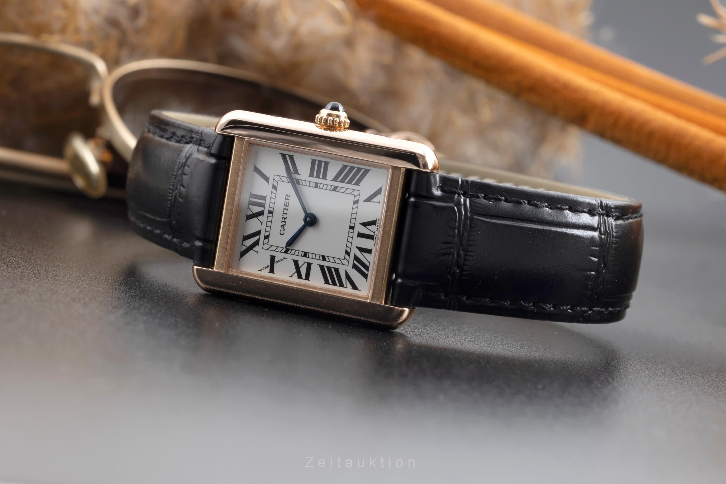 Cartier Tank 18 ct red gold quartz Kal. 157 Ref. W5200024 | 2505668