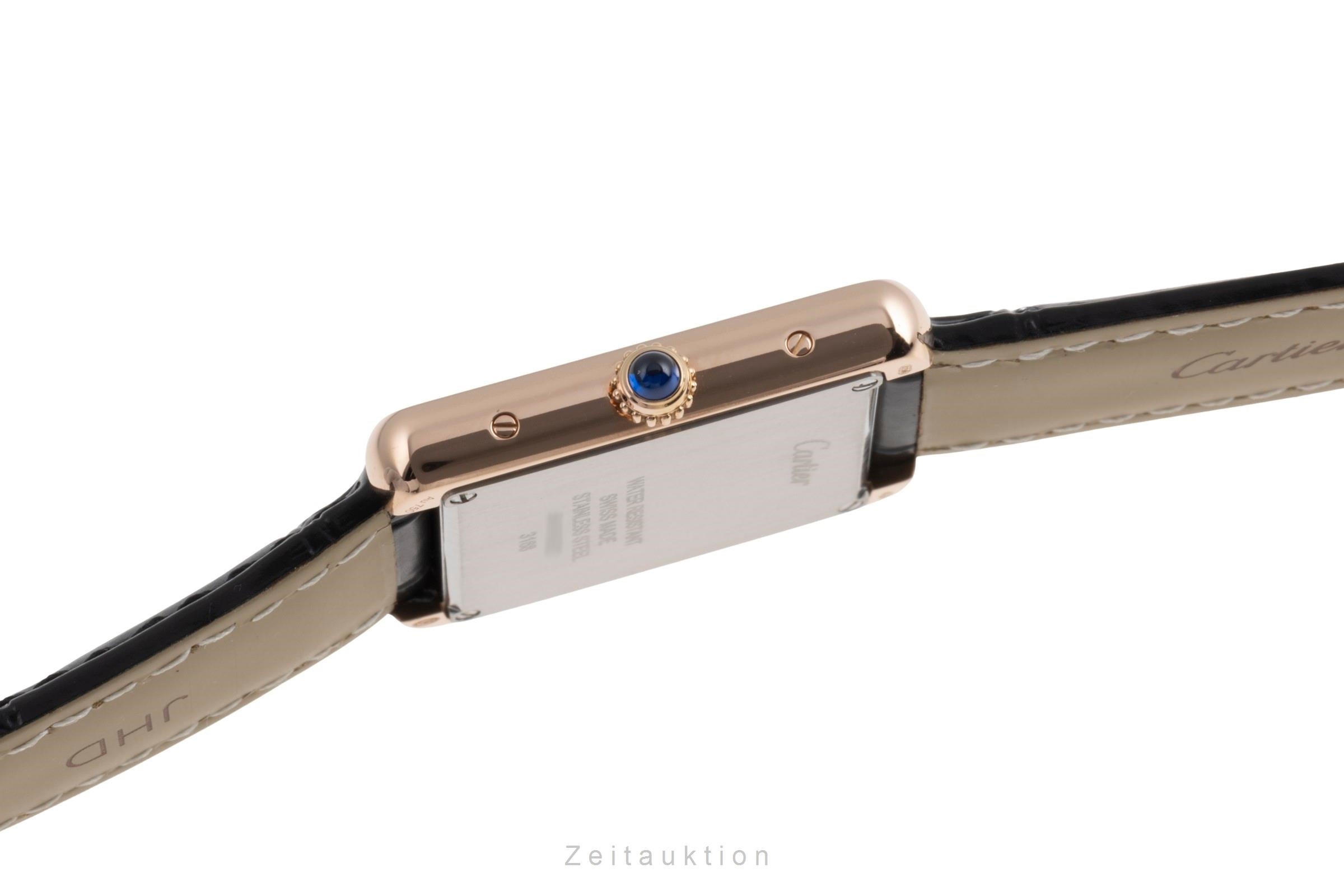 Cartier Tank 18 ct red gold quartz women's watch W5200024  [2505668]