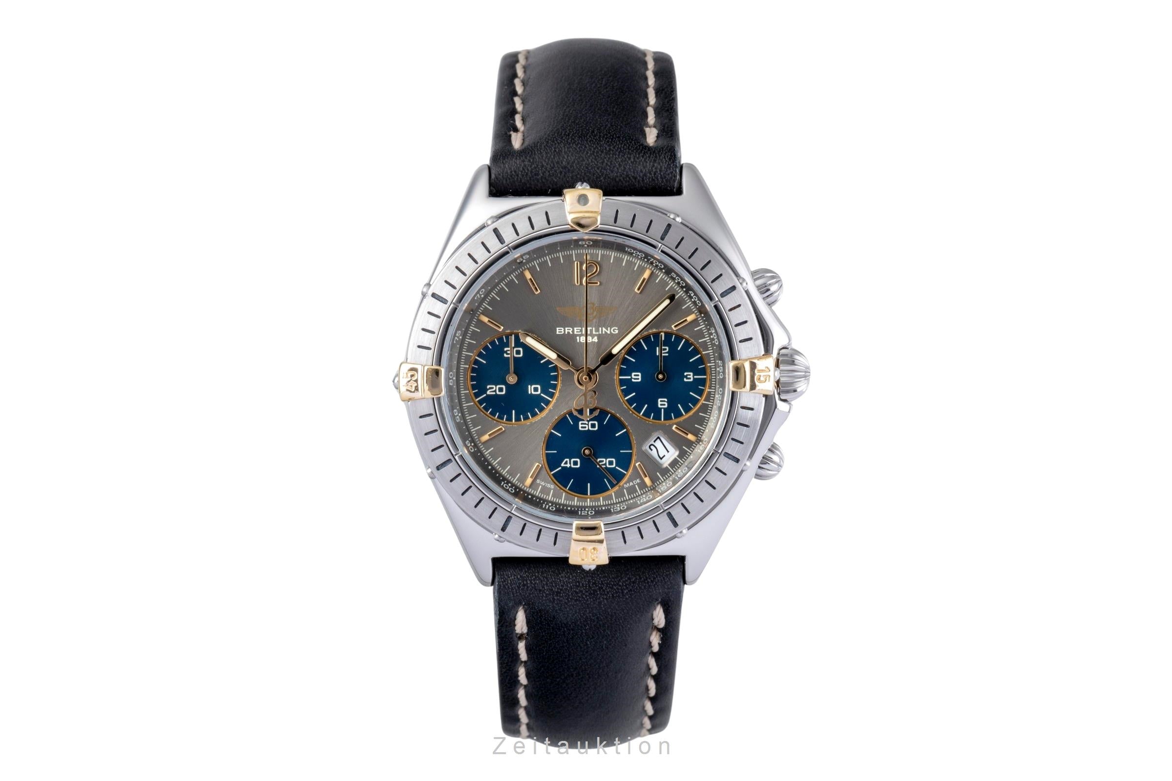 Breitling Sextant chronograph gilt / steel quartz Kal. 1270 Ref