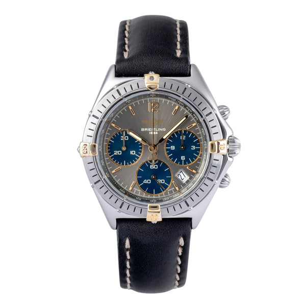 Breitling Windrider Chronograph Sextant Stahl /vergoldet Herrenuhr Ref. B55045 [2505670]