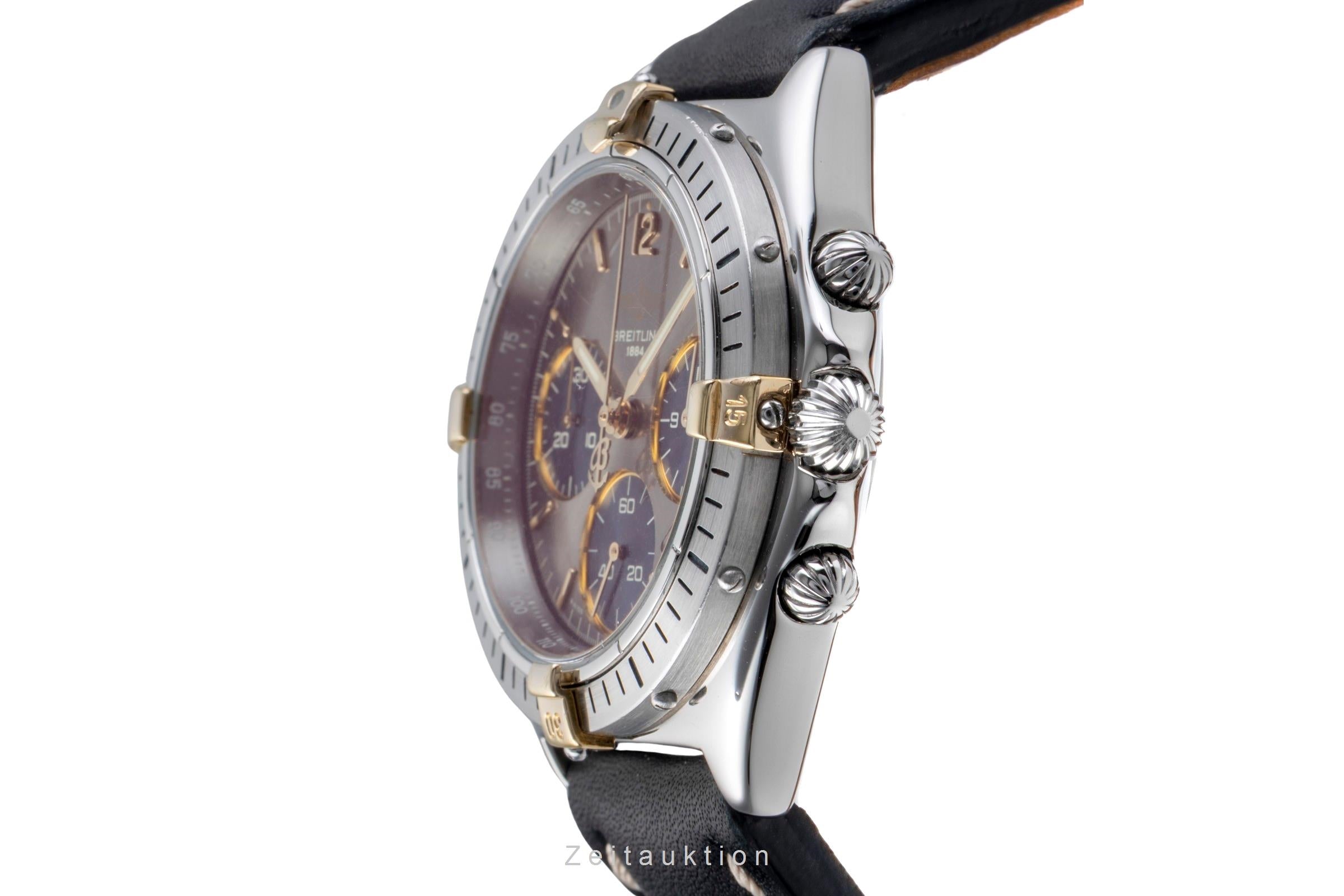 Breitling Windrider Chronograph Sextant Stahl /vergoldet Herrenuhr Ref. B55045 [2505670]