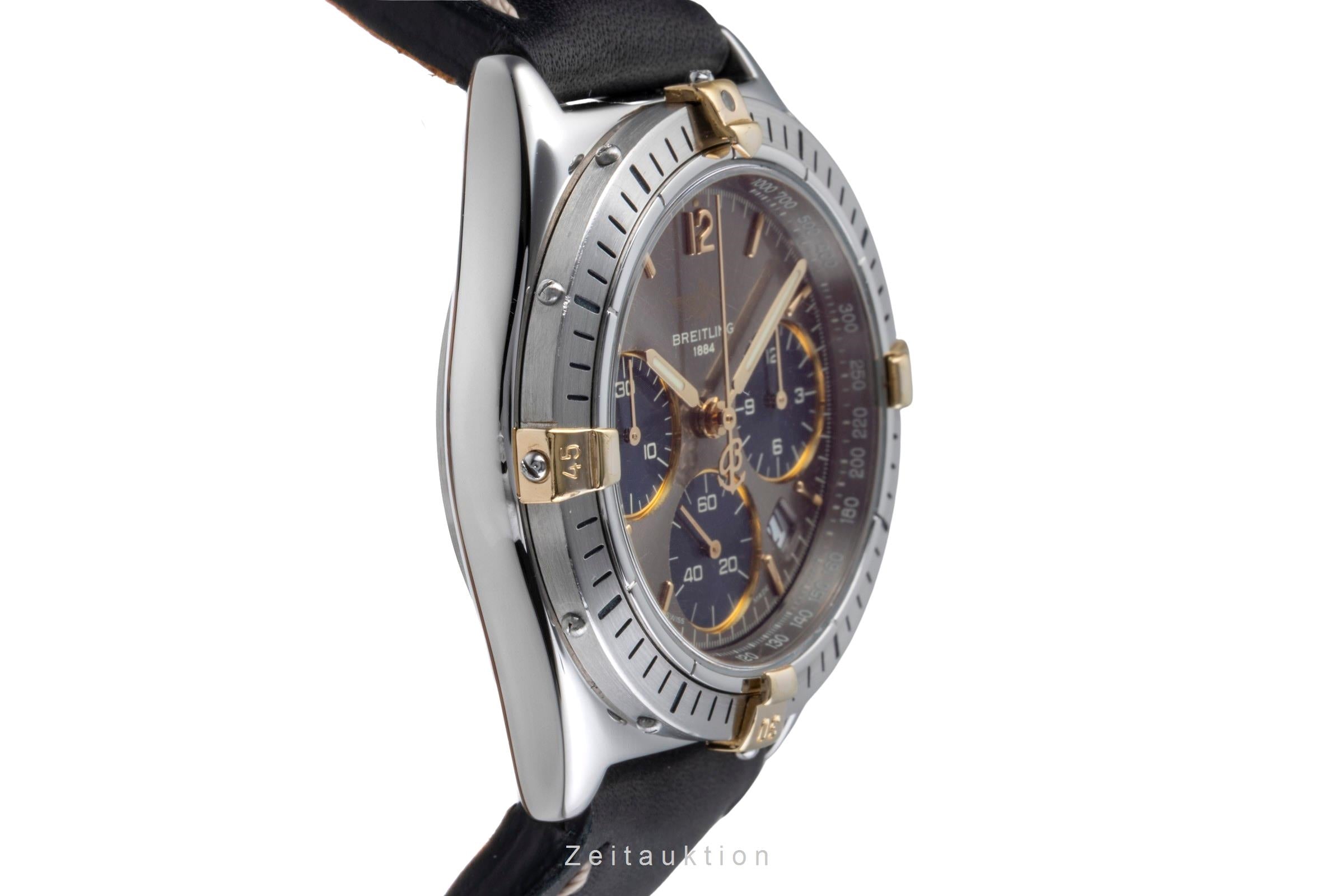 Breitling Sextant chronograph gilt / steel quartz Kal. 1270 Ref