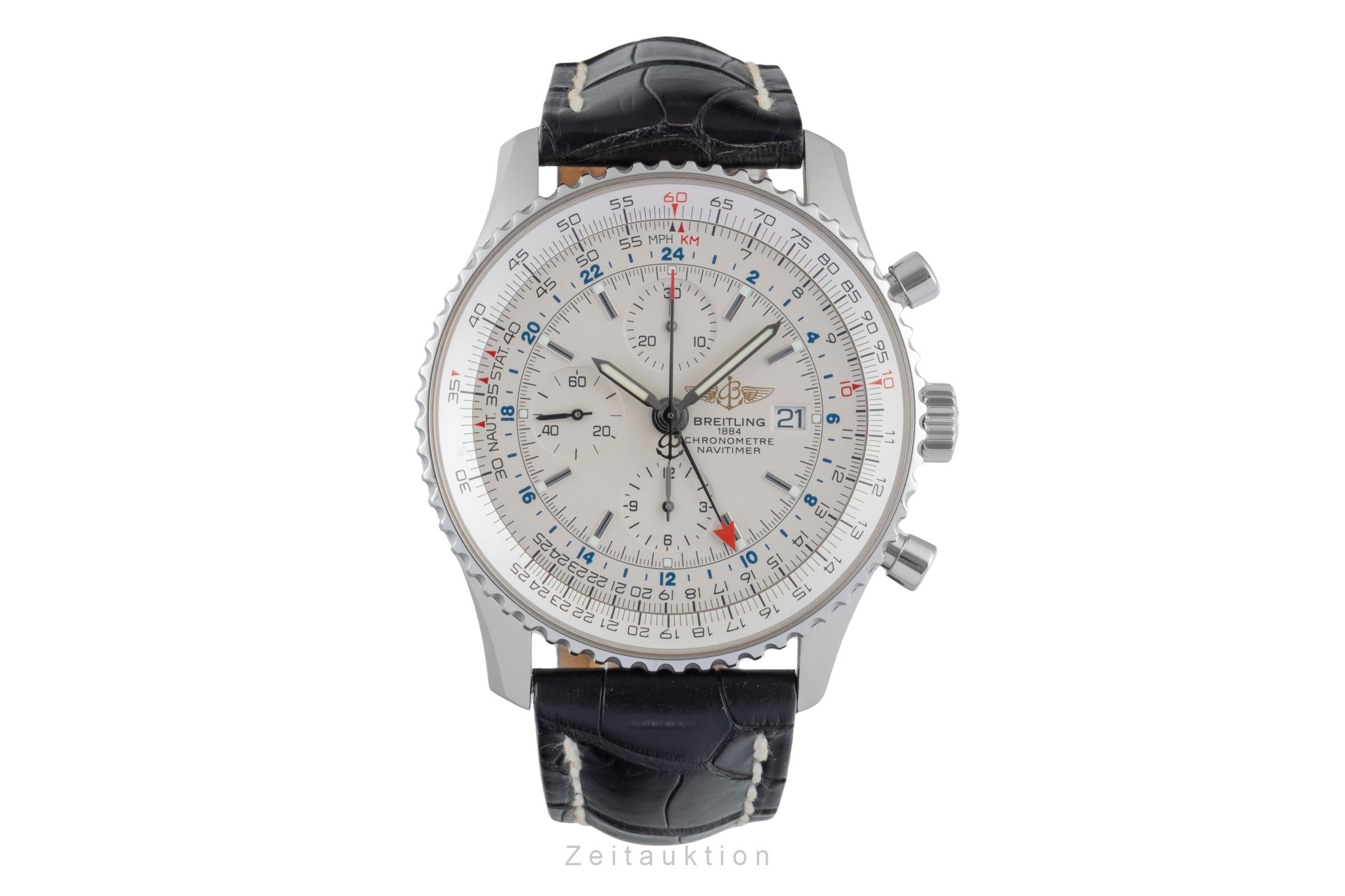 Breitling Navitimer World GMT Chronograph Automatik Ref. A24322 Klassiker [2505671]