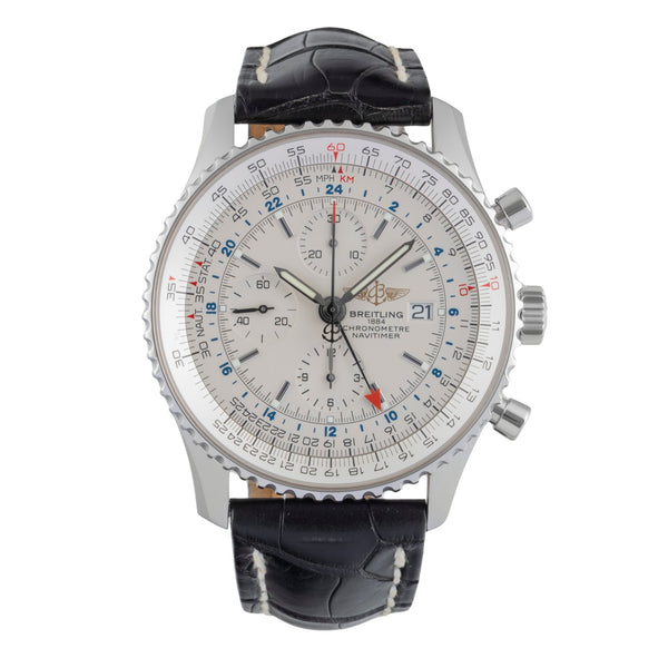 Breitling Navitimer World GMT Chronograph Automatik Ref. A24322 Klassiker [2505671]