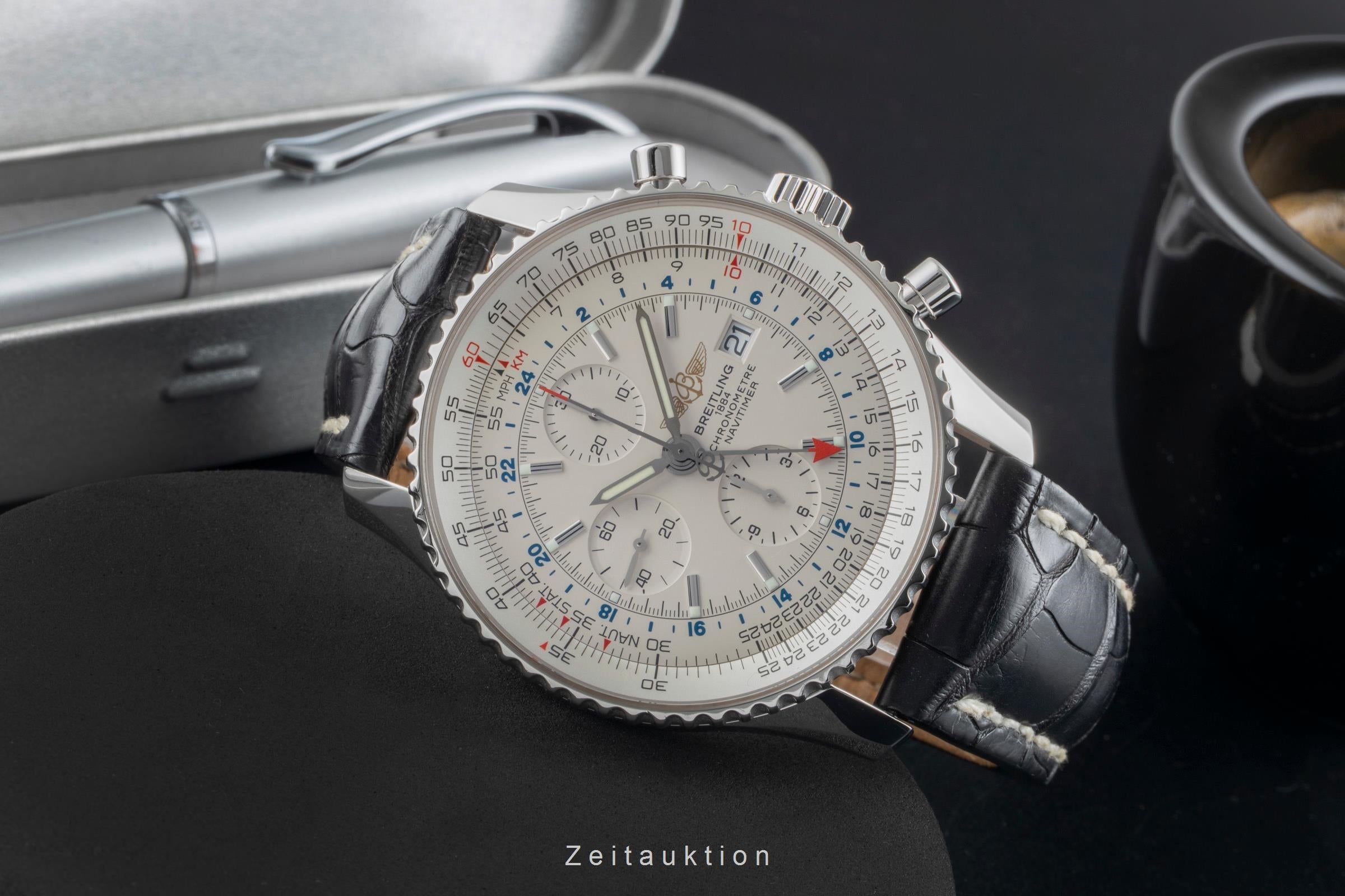 Breitling Navitimer World GMT Chronograph Automatik Ref. A24322 Klassiker [2505671]