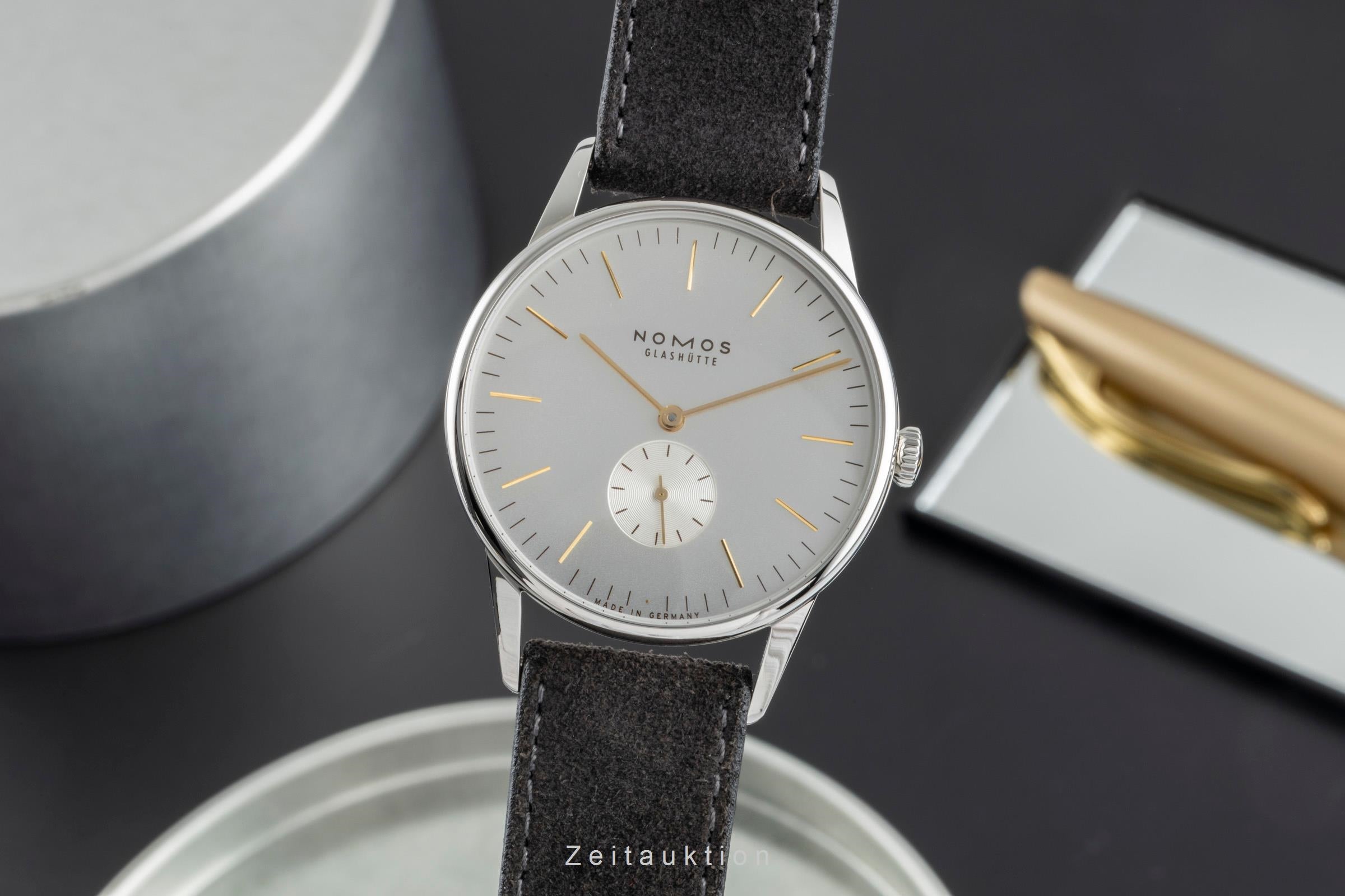 Nomos Orion acier à remontage manuel montre pour hommes 379 LP: 2260EUR  [2505674]