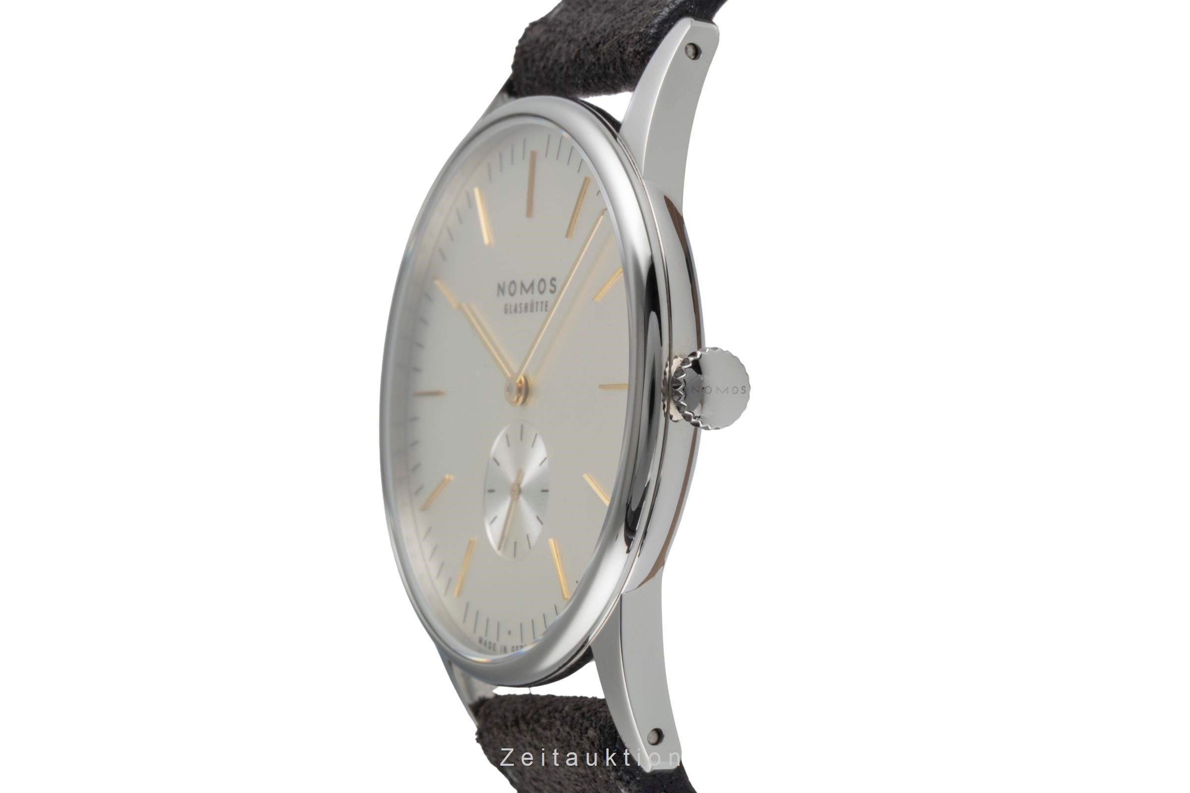 Nomos Orion acier à remontage manuel montre pour hommes 379 LP: 2260EUR  [2505674]
