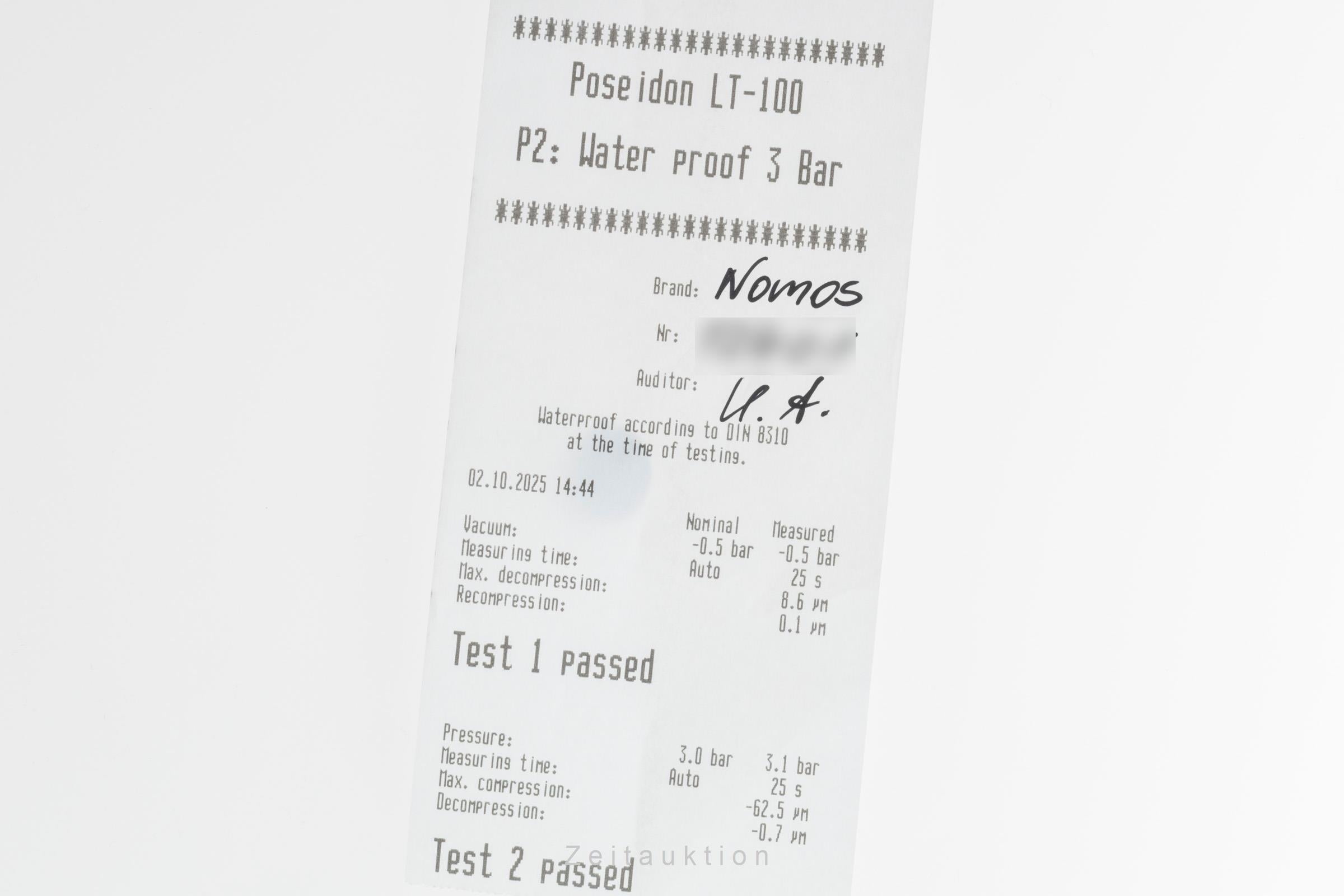 Nomos Orion acier à remontage manuel montre pour hommes 379 LP: 2260EUR  [2505674]