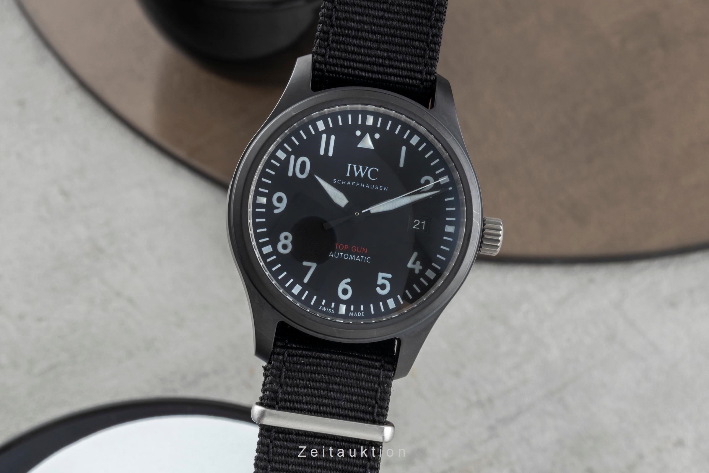 IWC Pilot céramique / titane automatique montre pour hommes IW326901 LP: 7000EUR  [2505675]