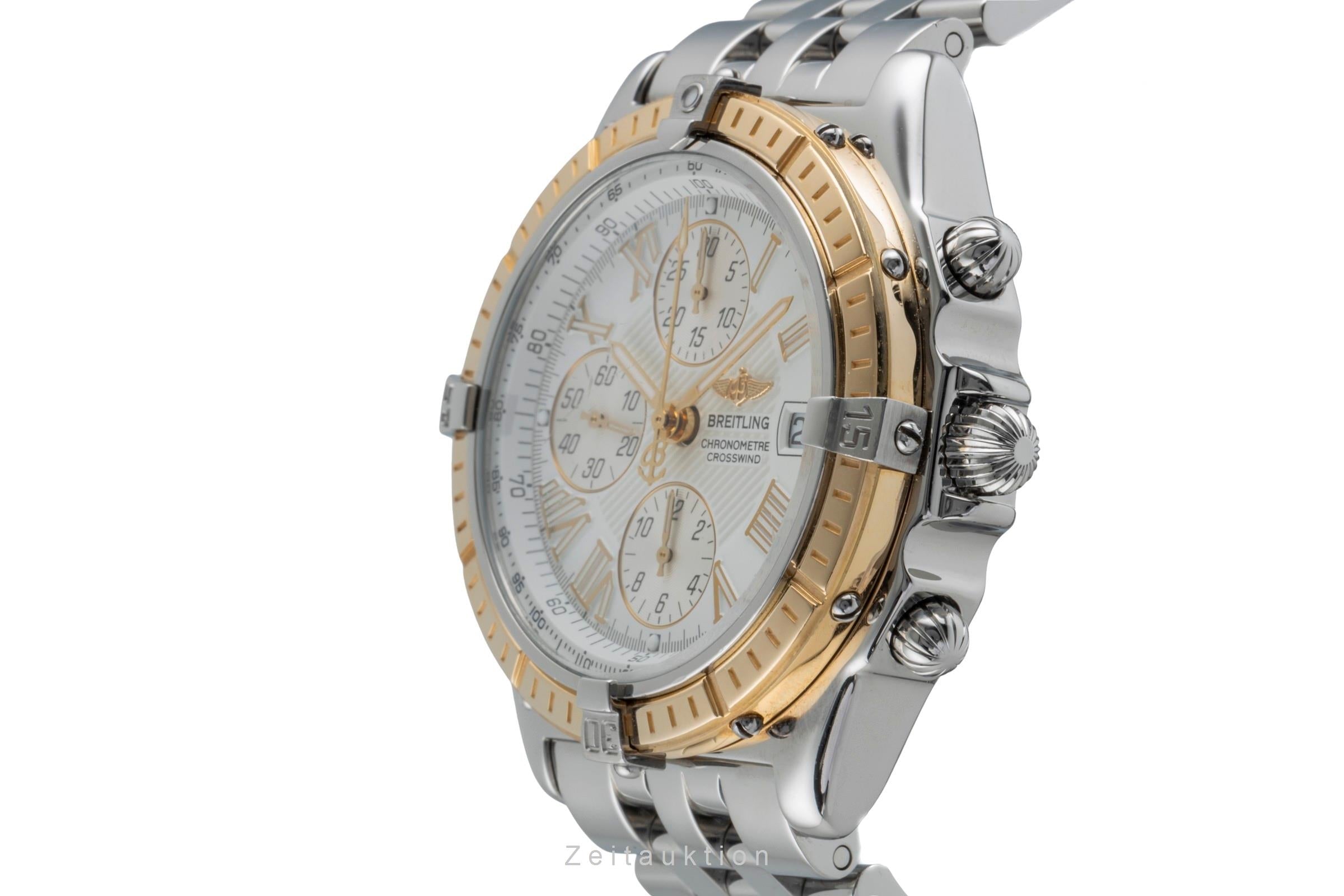 Breitling Crosswind Chronograph Stahl / Gold Automatik Herrenuhr Ref. D13355 [2505676]