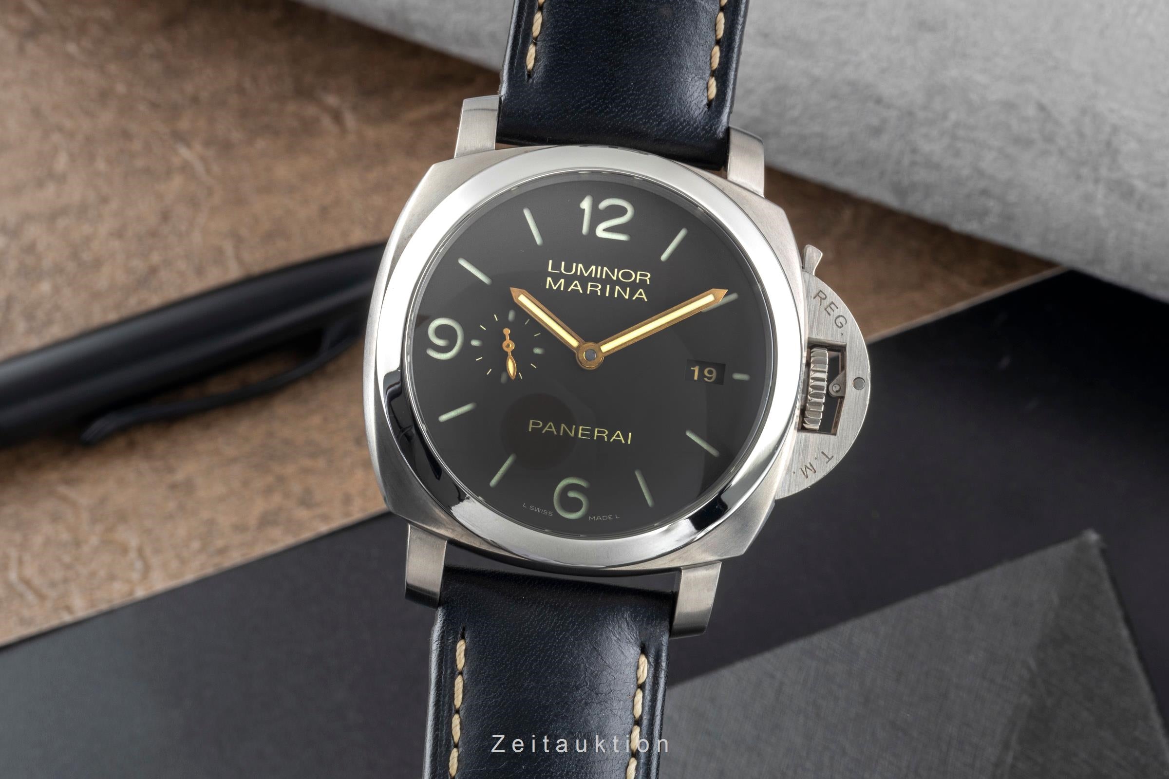 Panerai Luminor Marina titanium automatic men's watch PAM00351  [2505677]