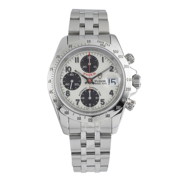 Tudor Prince Date chronographe acier automatique montre pour hommes 79280P  [2505678]