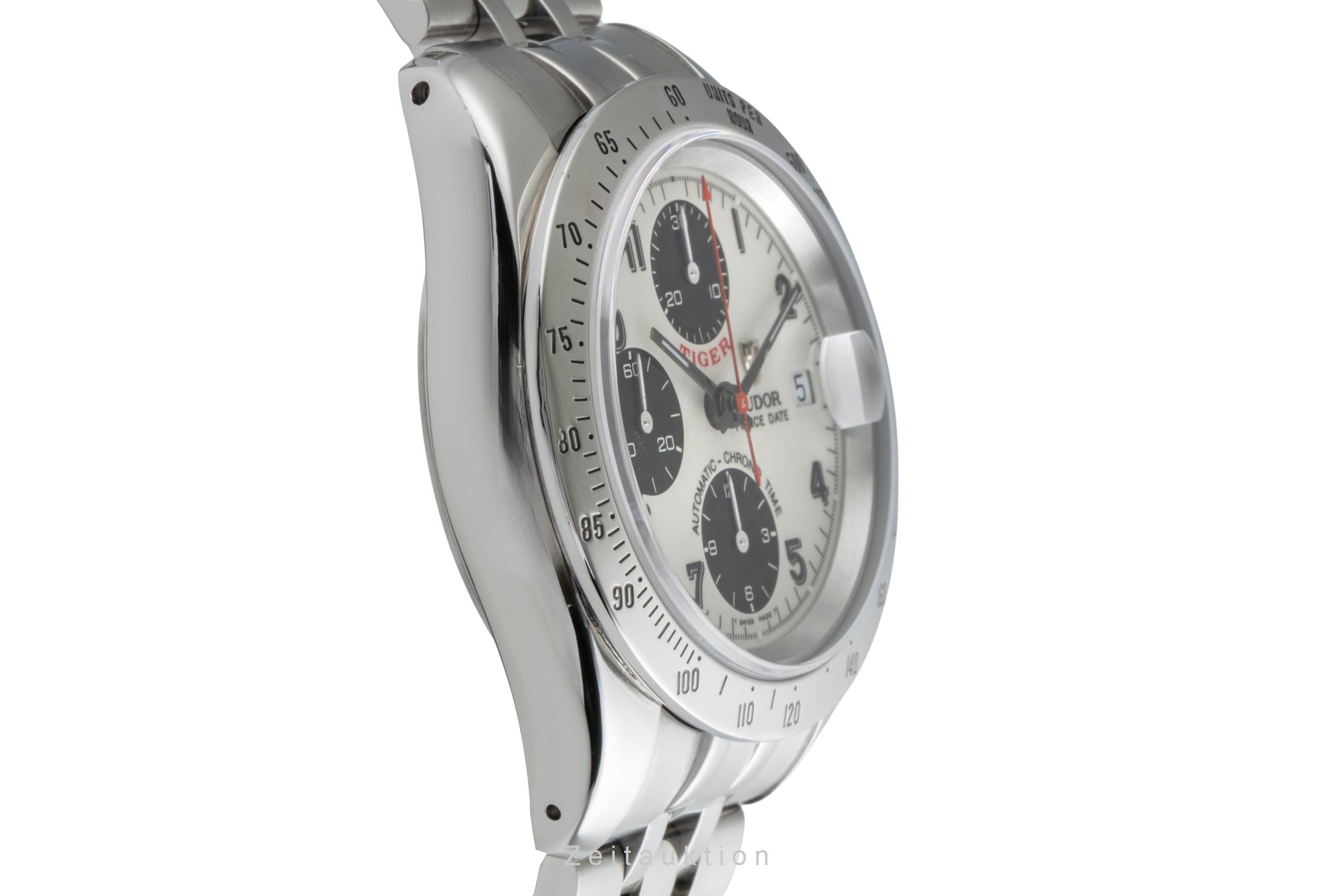 Tudor Prince Date chronographe acier automatique montre pour hommes 79280P  [2505678]