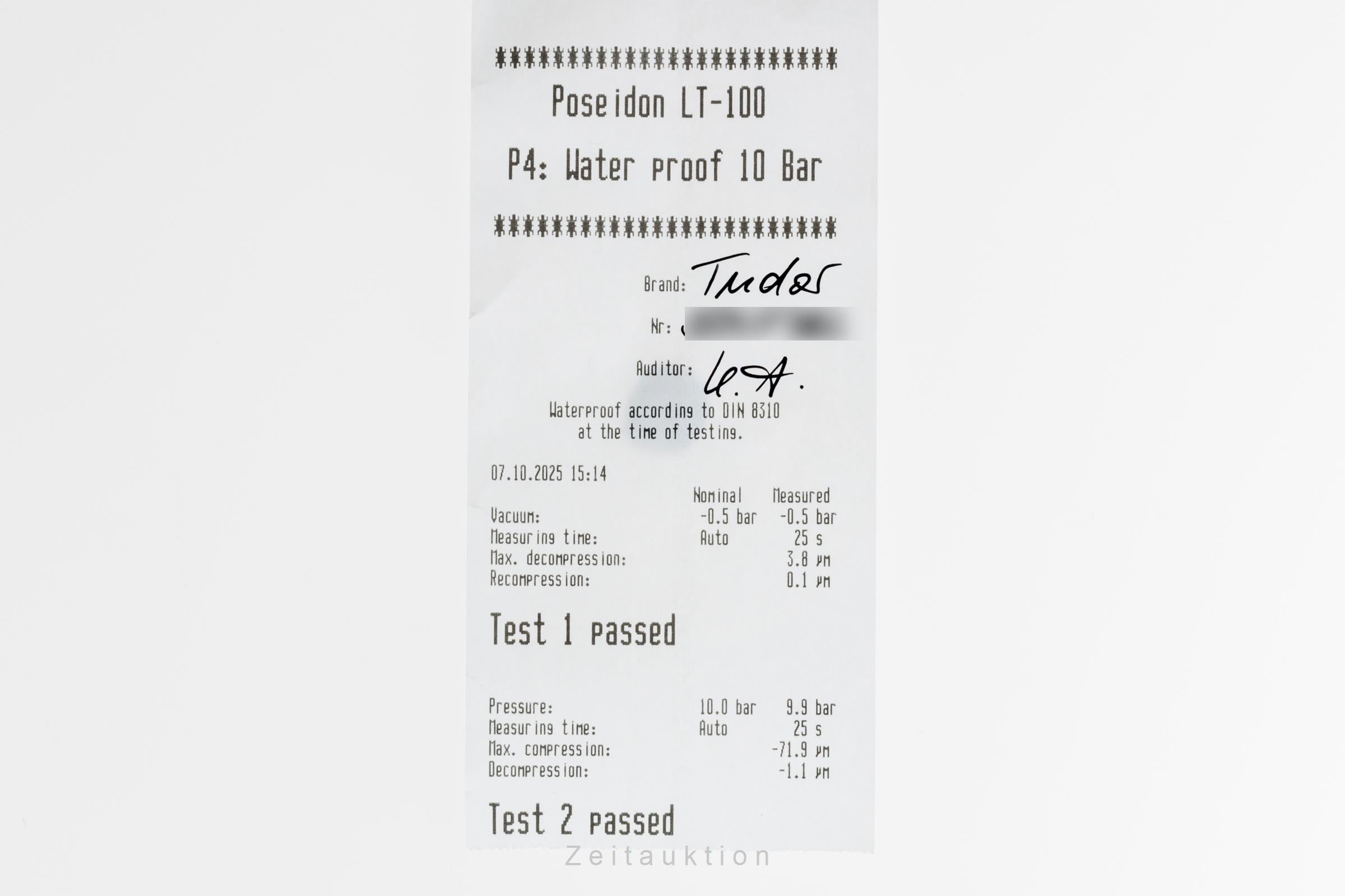 Tudor Prince Date chronographe acier automatique montre pour hommes 79280P  [2505678]