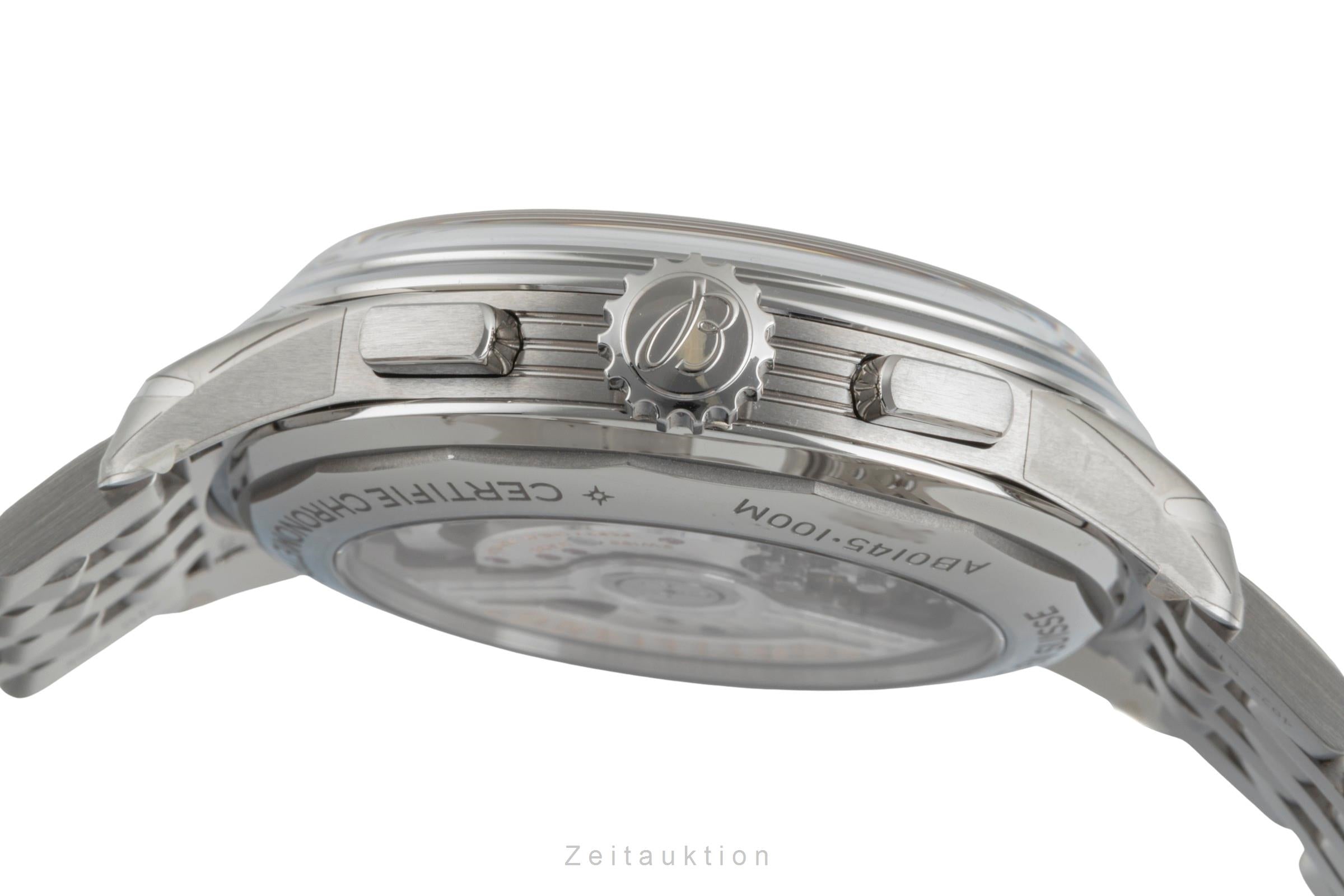 Breitling Premier cronógrafo acero automático reloj para caballeros AB0145331K1A1 LP: 9200EUR  [2505679]